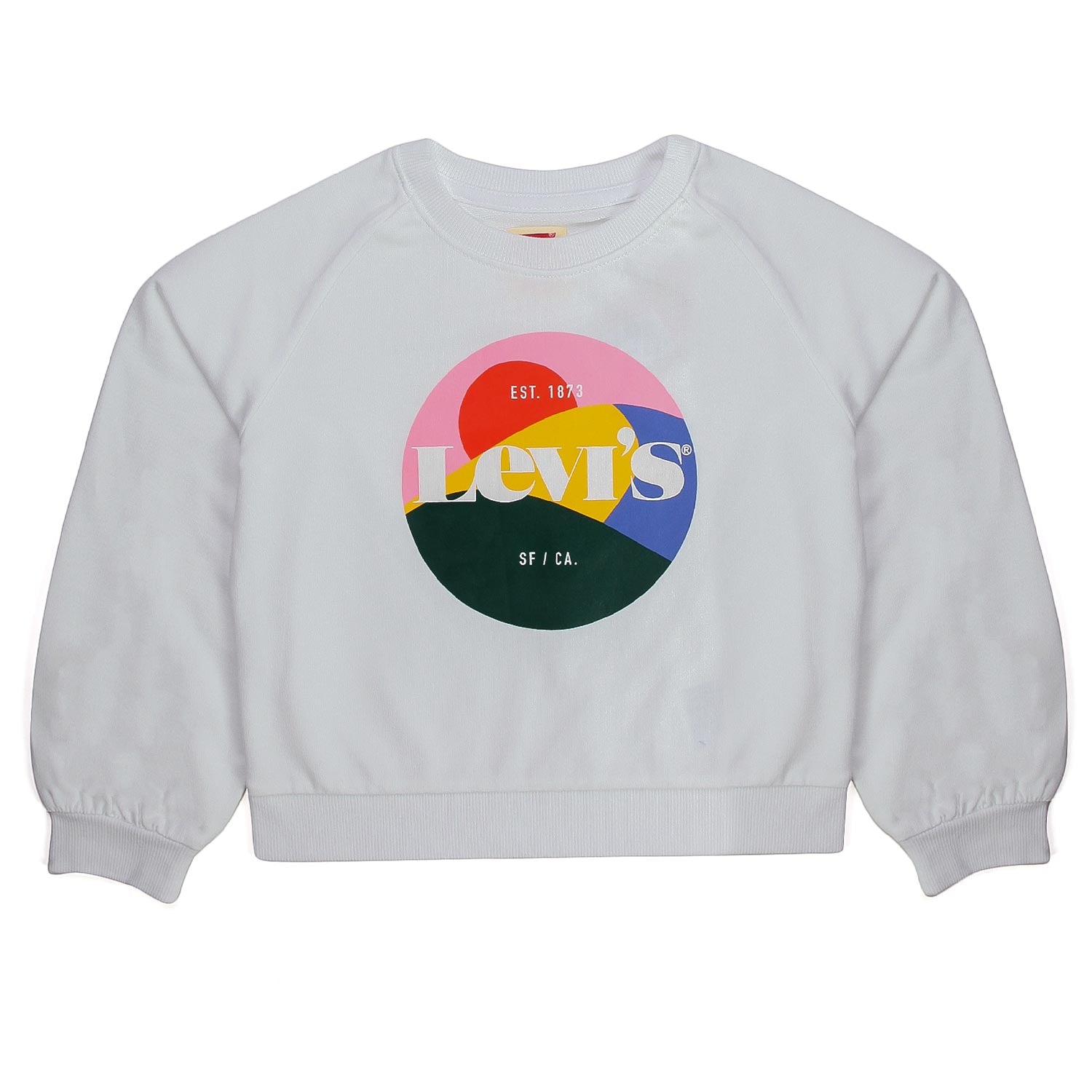 FELPA BIANCA LOGO GIRL BAMBINA - annameglio.com abbigliamento moda