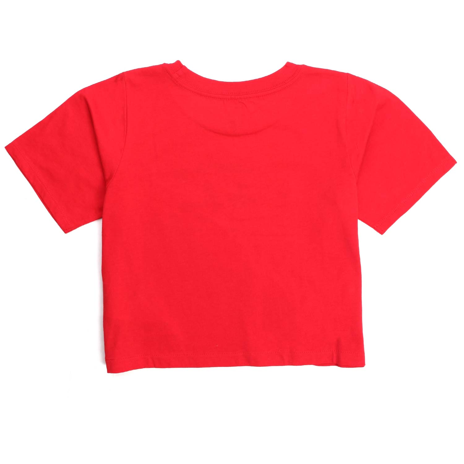 T-SHIRT ROSSA CROPPED BAMBINA - annameglio.com abbigliamento moda