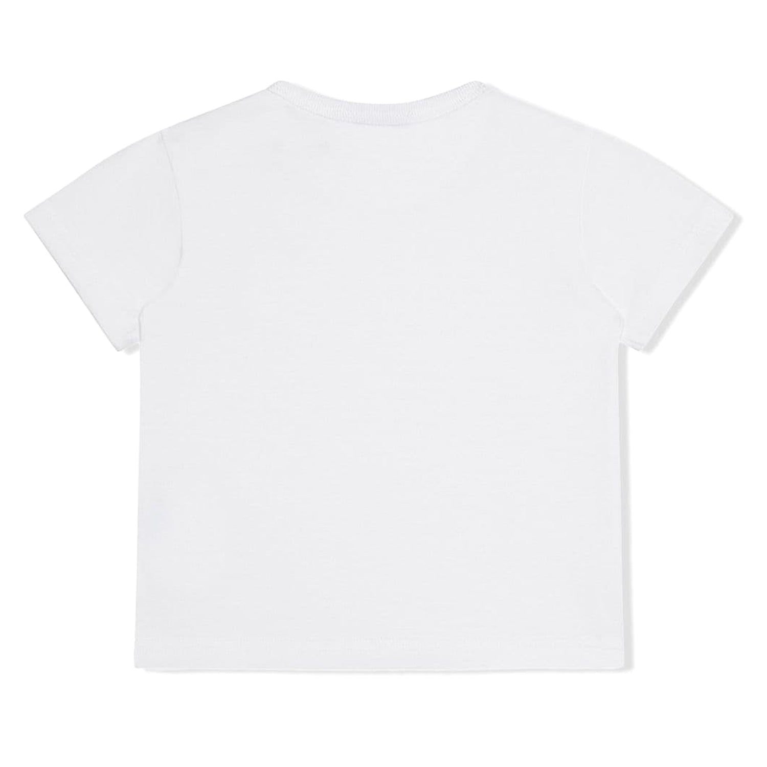 T-SHIRT NEONATO BIANCA LOGO - annameglio.com abbigliamento moda