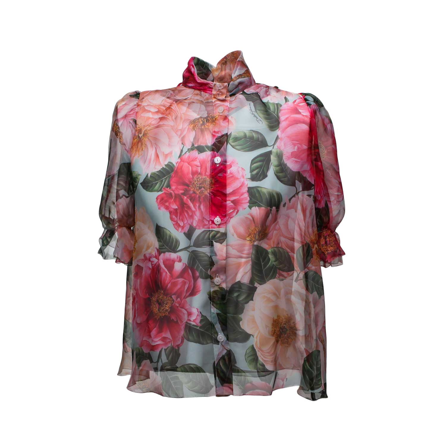 CAMICIA FLOREALE IN SETA BAMBINA - annameglio.com abbigliamento moda