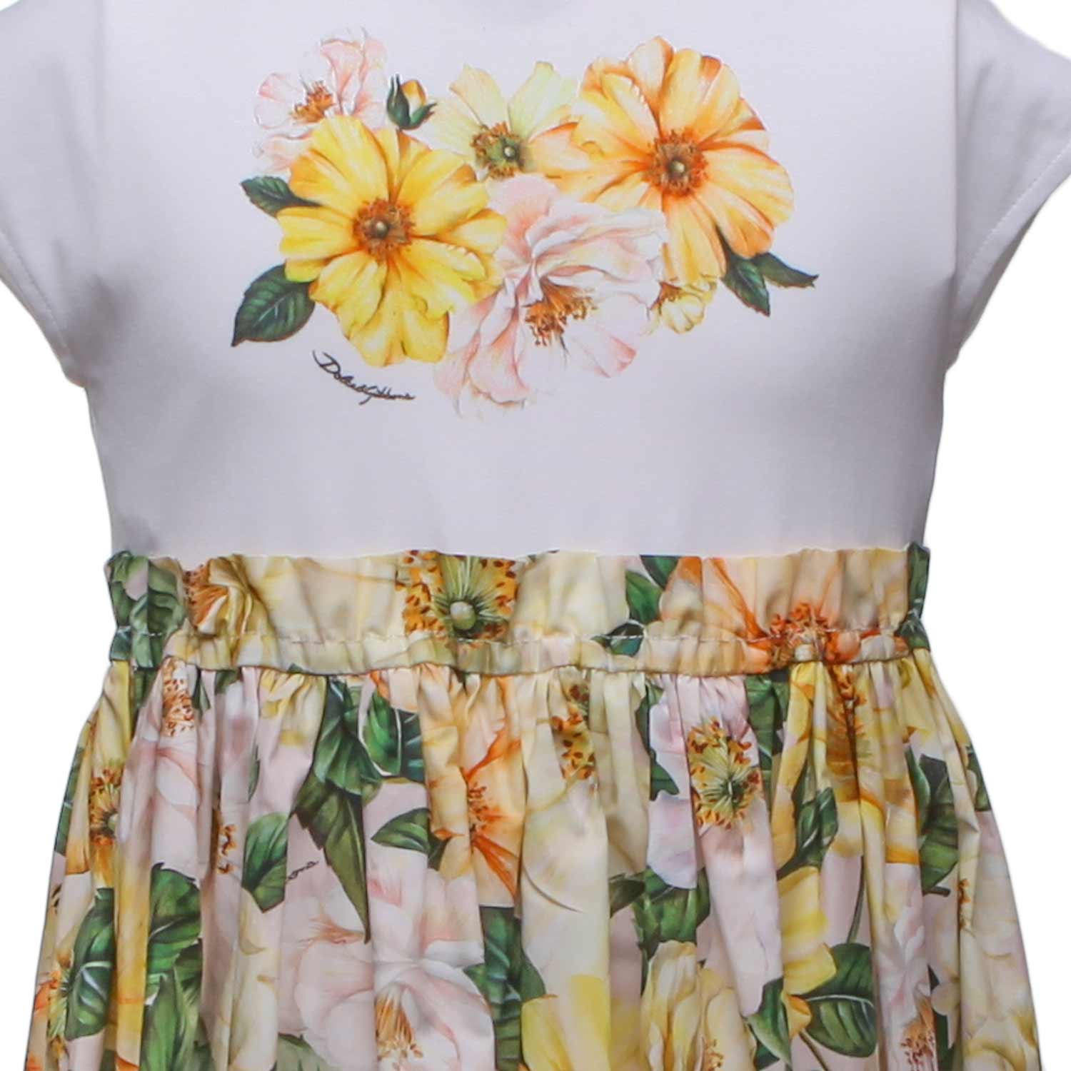 ABITO FLOREALE MULTICOLOR BAMBINA - annameglio.com abbigliamento moda