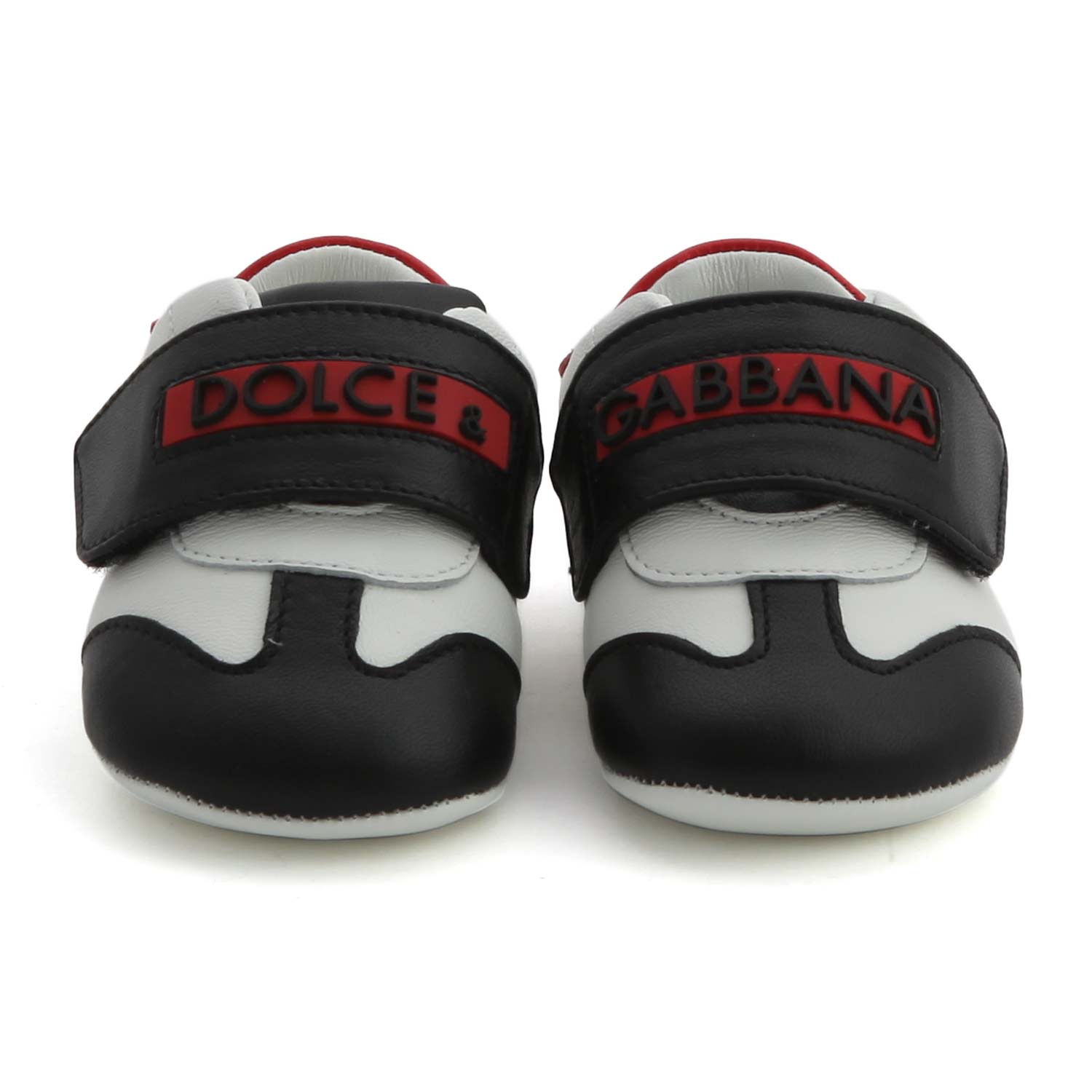 SNEAKER PRIMI PASSI BIANCA E NERA NEONATO - annameglio.com abbigliamento moda