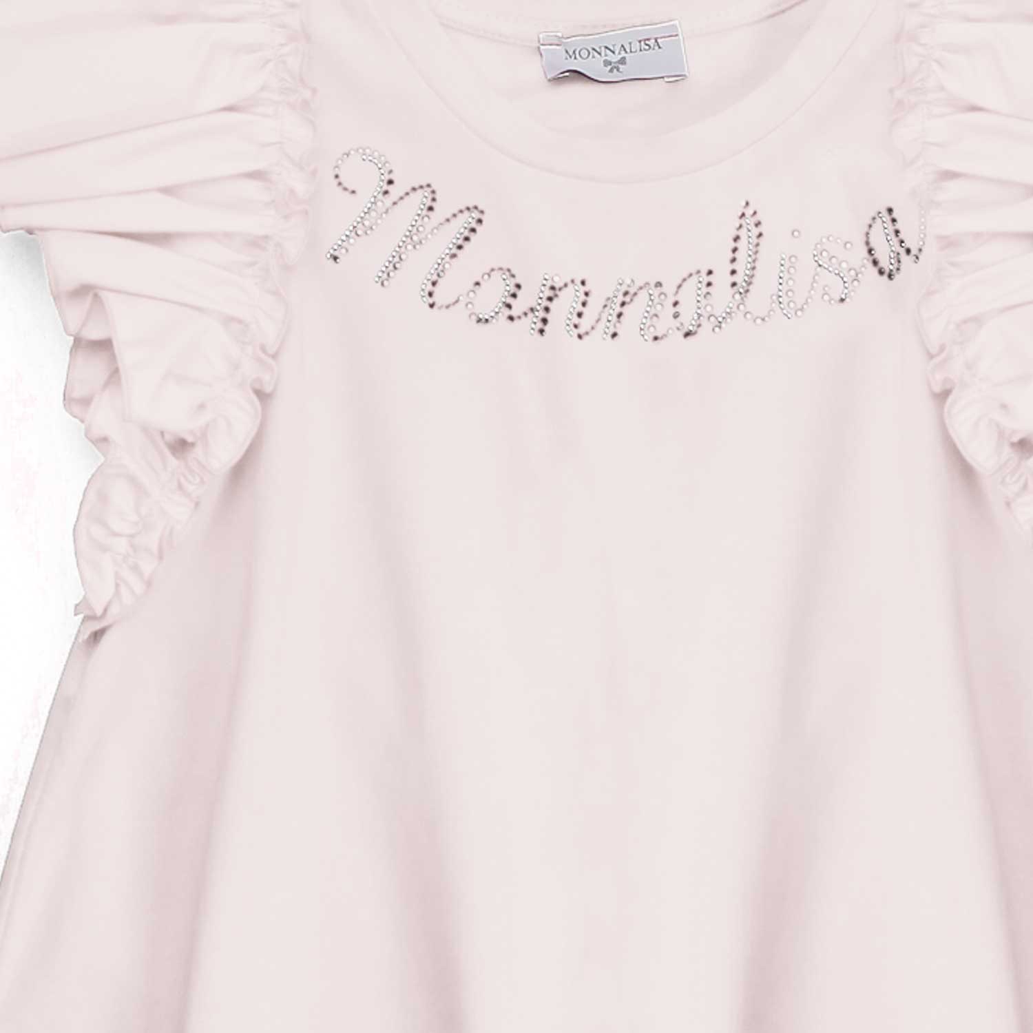 TOP BIANCO BAMBINA CON STRASS - annameglio.com abbigliamento moda