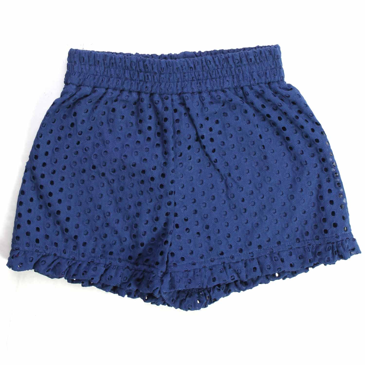 SHORTS SANGALLO BLU BAMBINA E RAGAZZA - annameglio.com abbigliamento moda