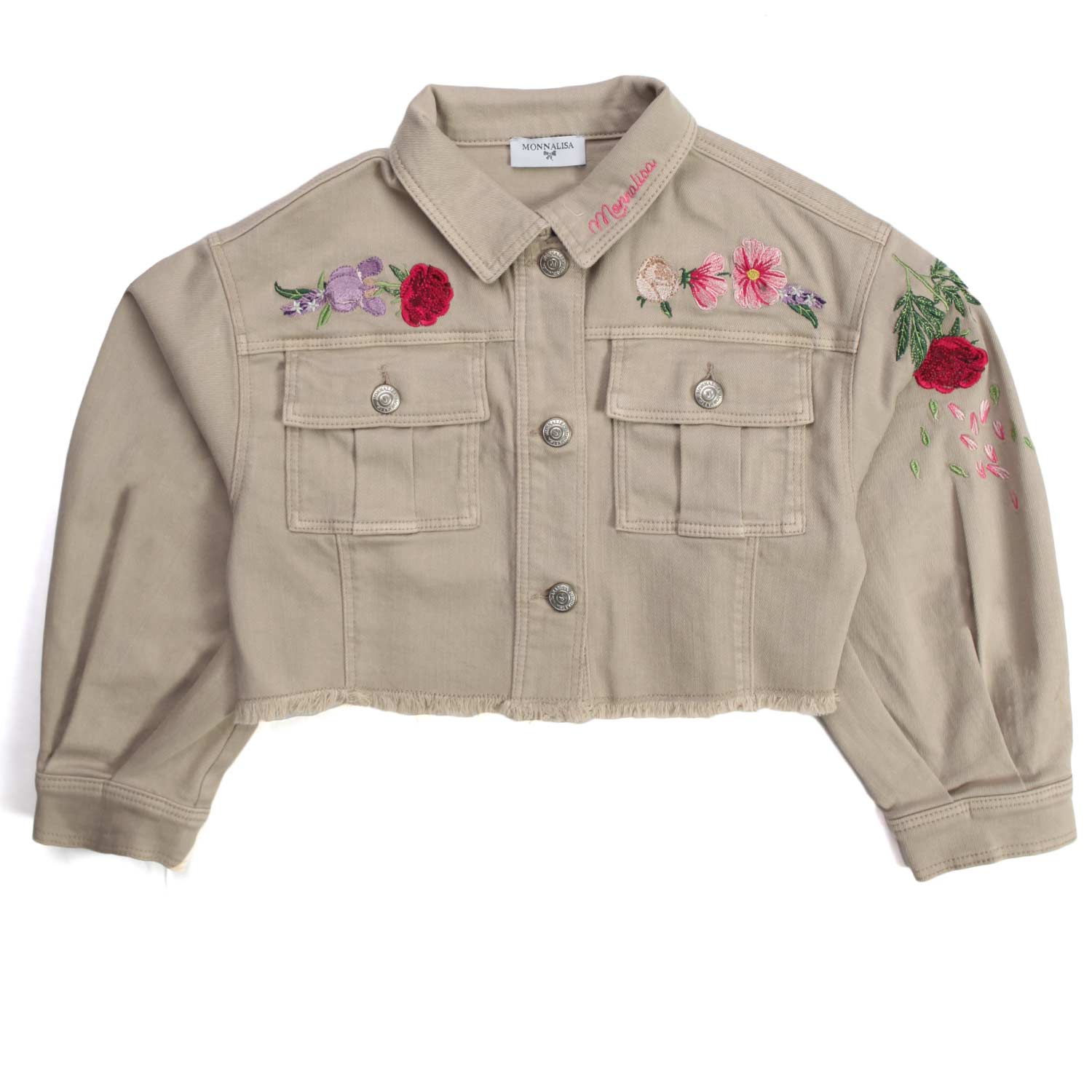 GIACCA BEIGE CORTA BAMBINA TEEN - annameglio.com abbigliamento moda