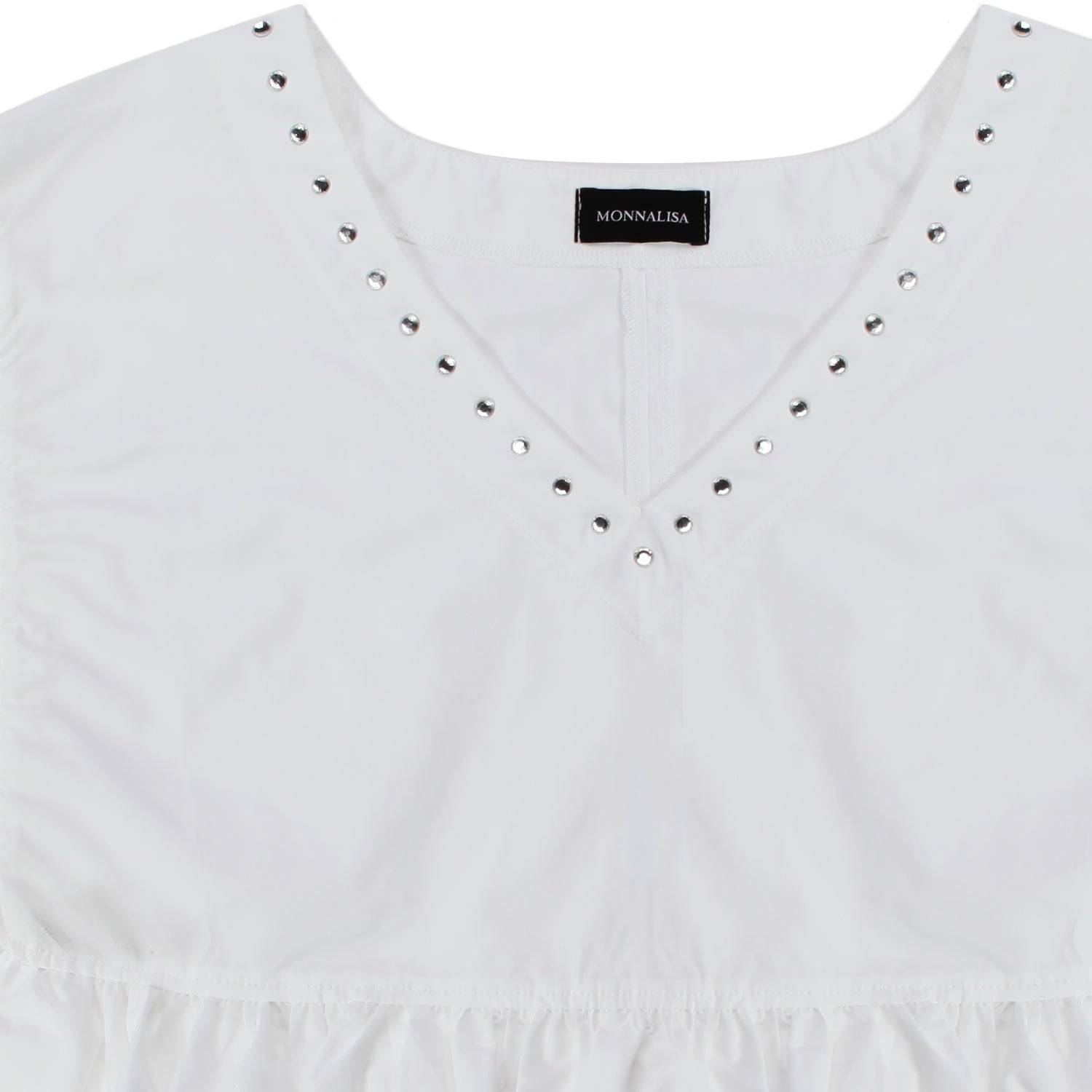 TOP CROPPED BIANCO RAGAZZA - annameglio.com abbigliamento moda