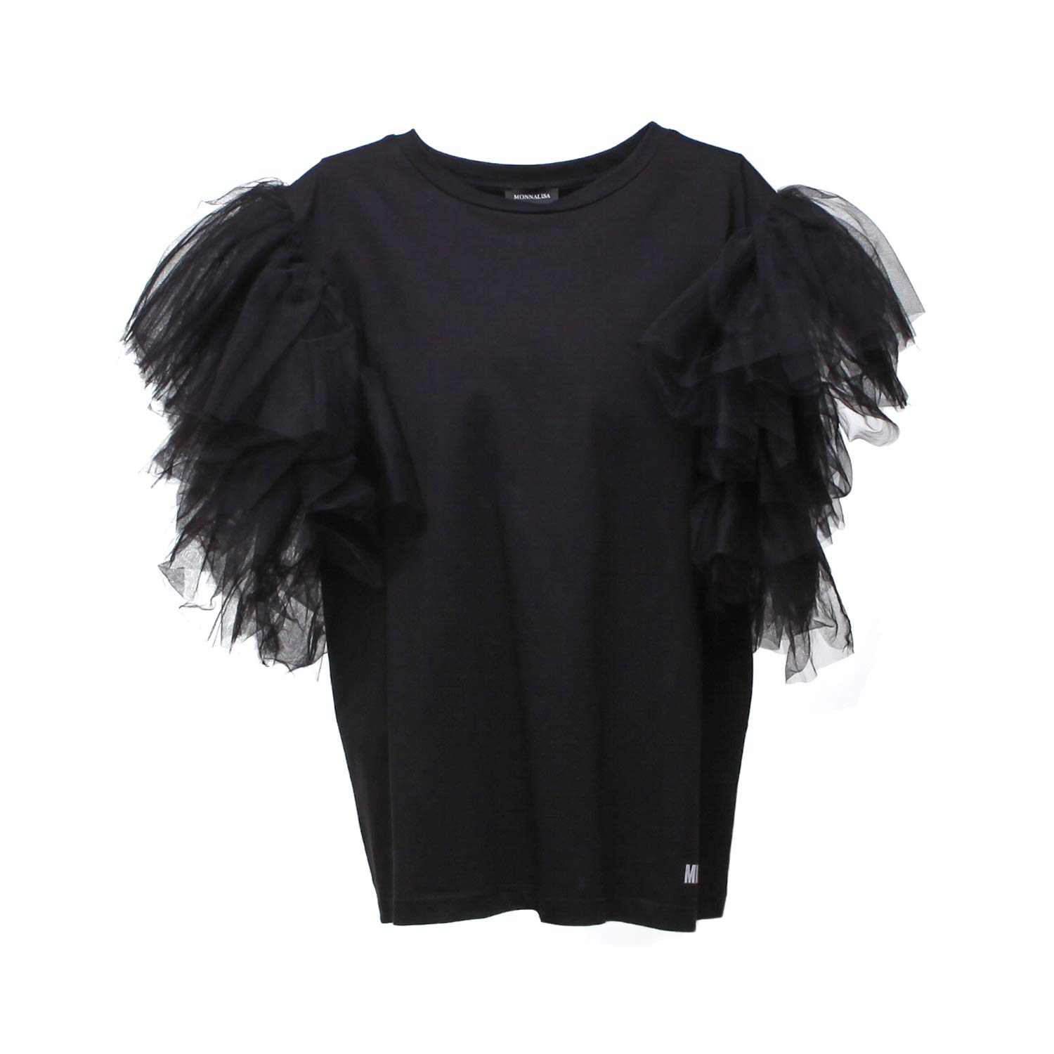 T-SHIRT NERA BAMBINA E RAGAZZA - annameglio.com abbigliamento moda