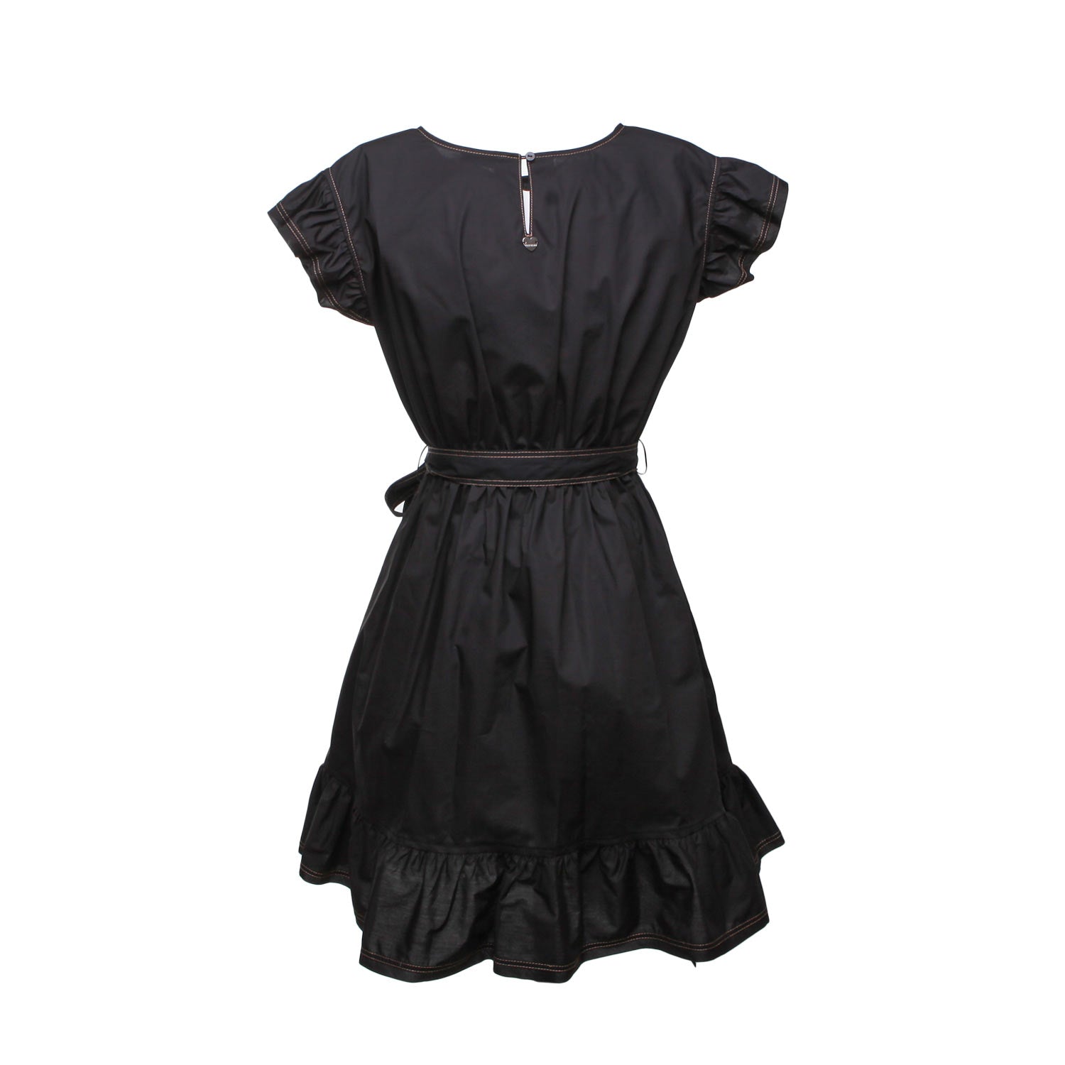 ABITO NERO CON RUCHES TEENAGER - annameglio.com abbigliamento moda