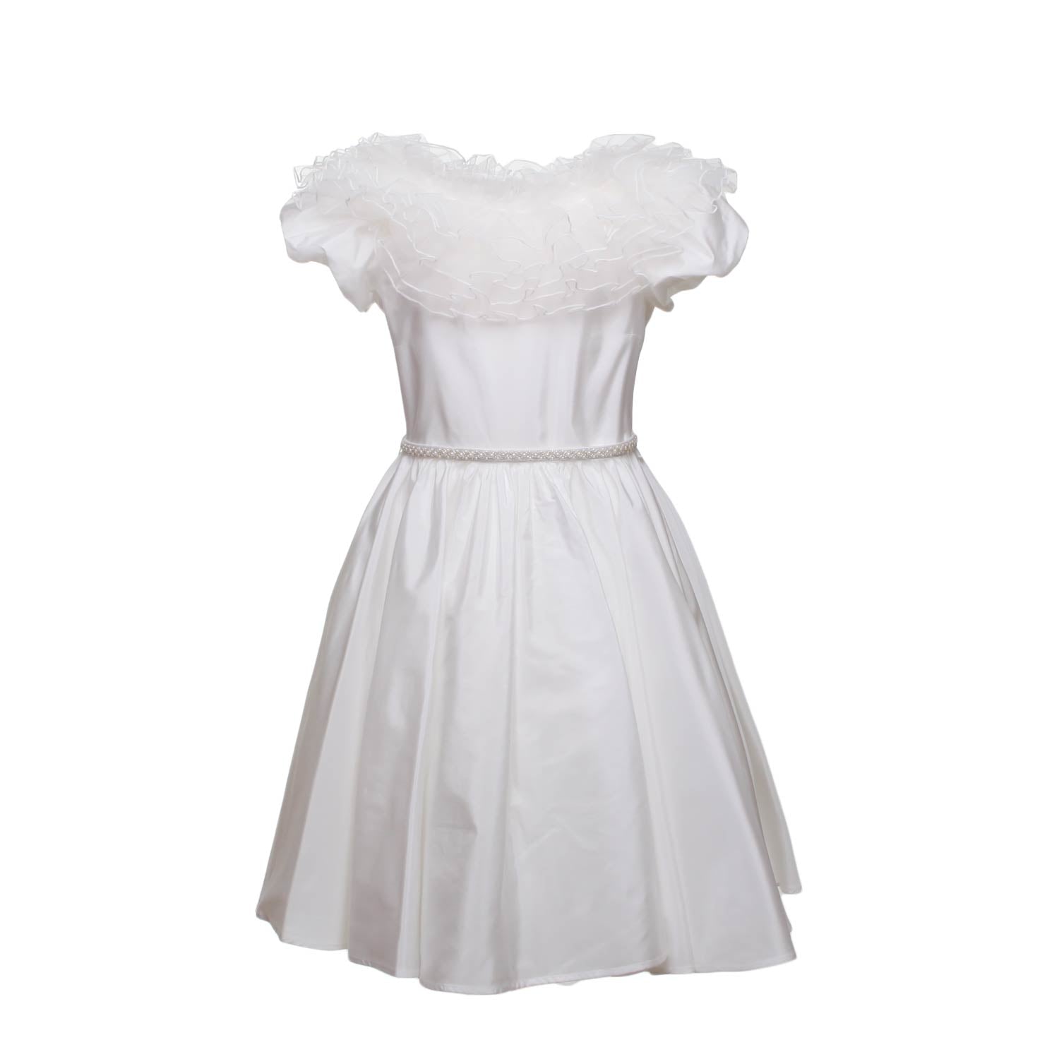 ABITO ELEGANTE BAMBINA BIANCO - annameglio.com abbigliamento moda