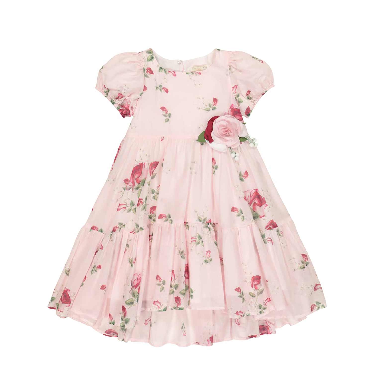 ABITO ROSA A FIORI BAMBINA - annameglio.com abbigliamento moda
