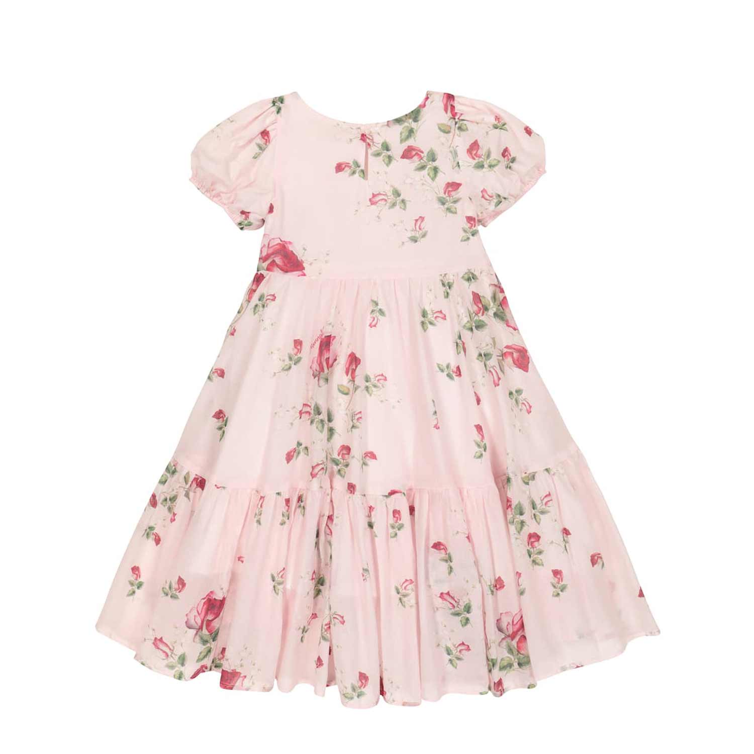 ABITO ROSA A FIORI BAMBINA - annameglio.com abbigliamento moda