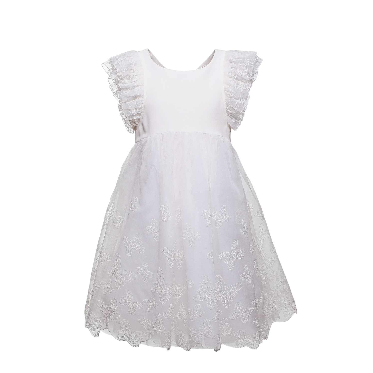 ABITO BIANCO SETA BAMBINA - annameglio.com abbigliamento moda