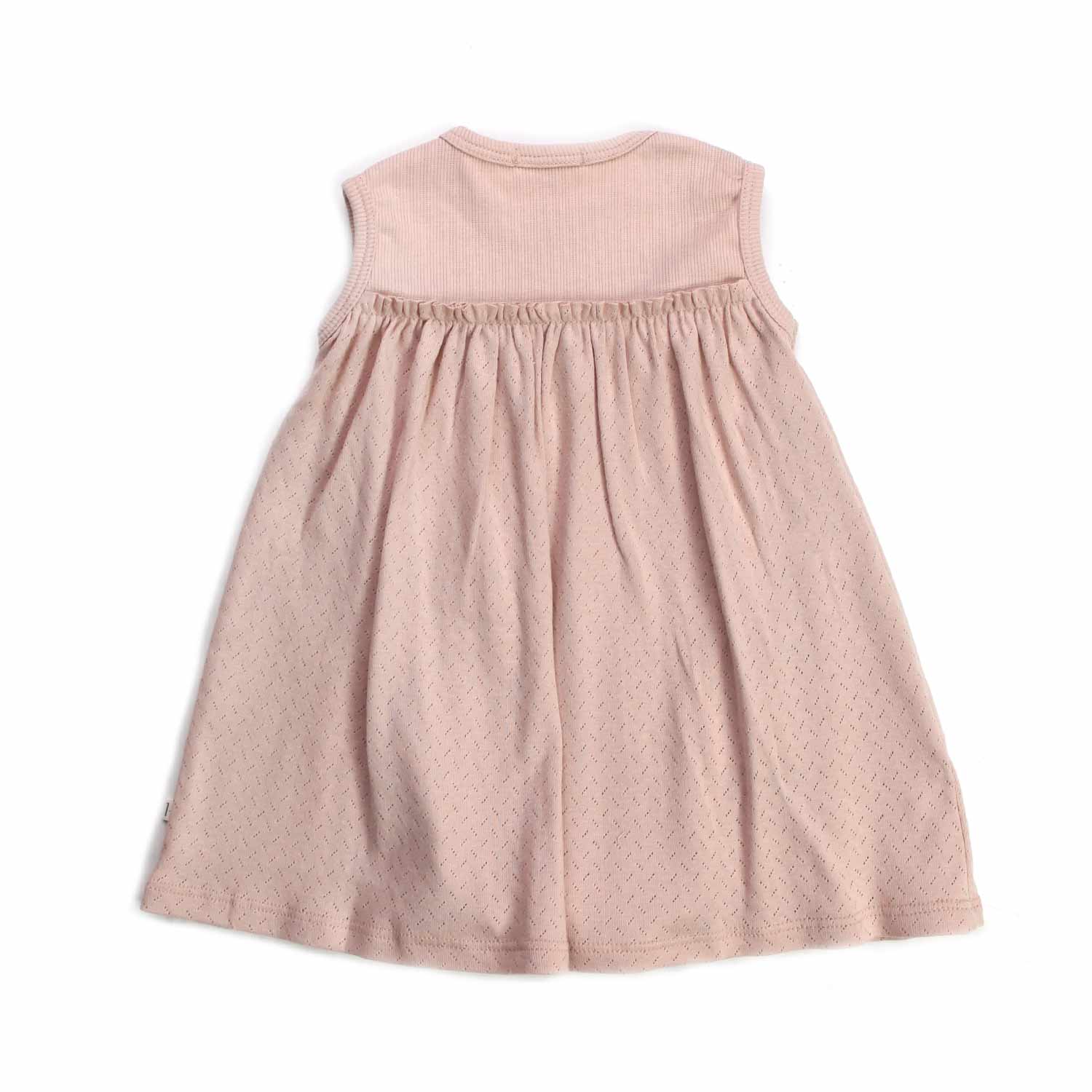 MINI ABITO ROSA NUDE BIMBA E NEONATA - annameglio.com abbigliamento moda