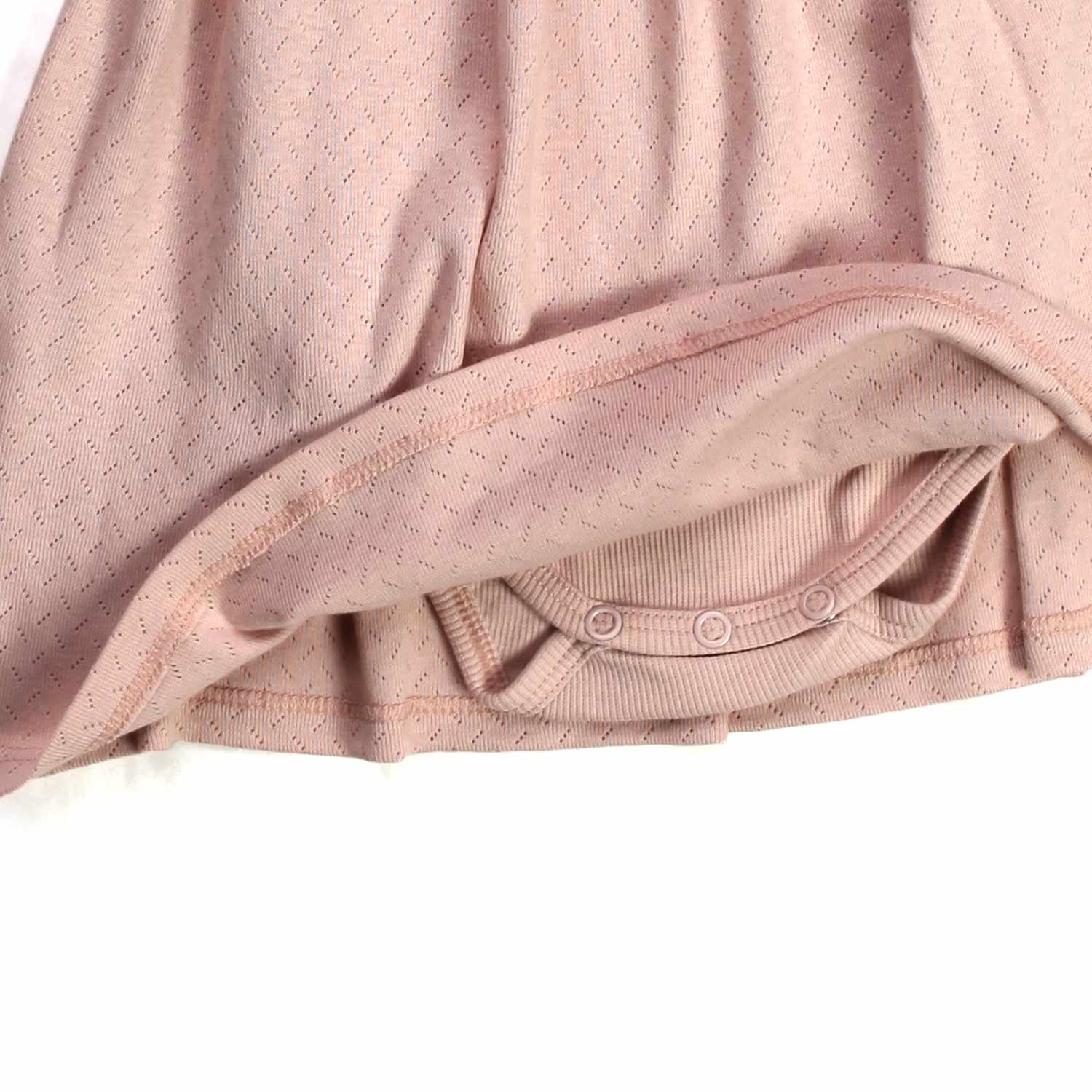 MINI ABITO ROSA NUDE BIMBA E NEONATA - annameglio.com abbigliamento moda