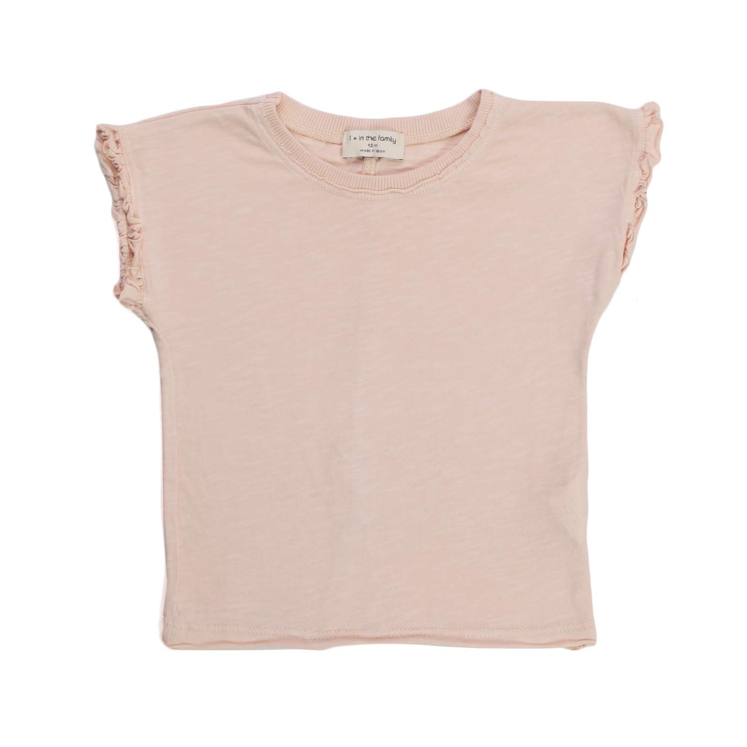 T-SHIRT ROSA PALLIDO BAMBINA E NEONATA - annameglio.com abbigliamento moda