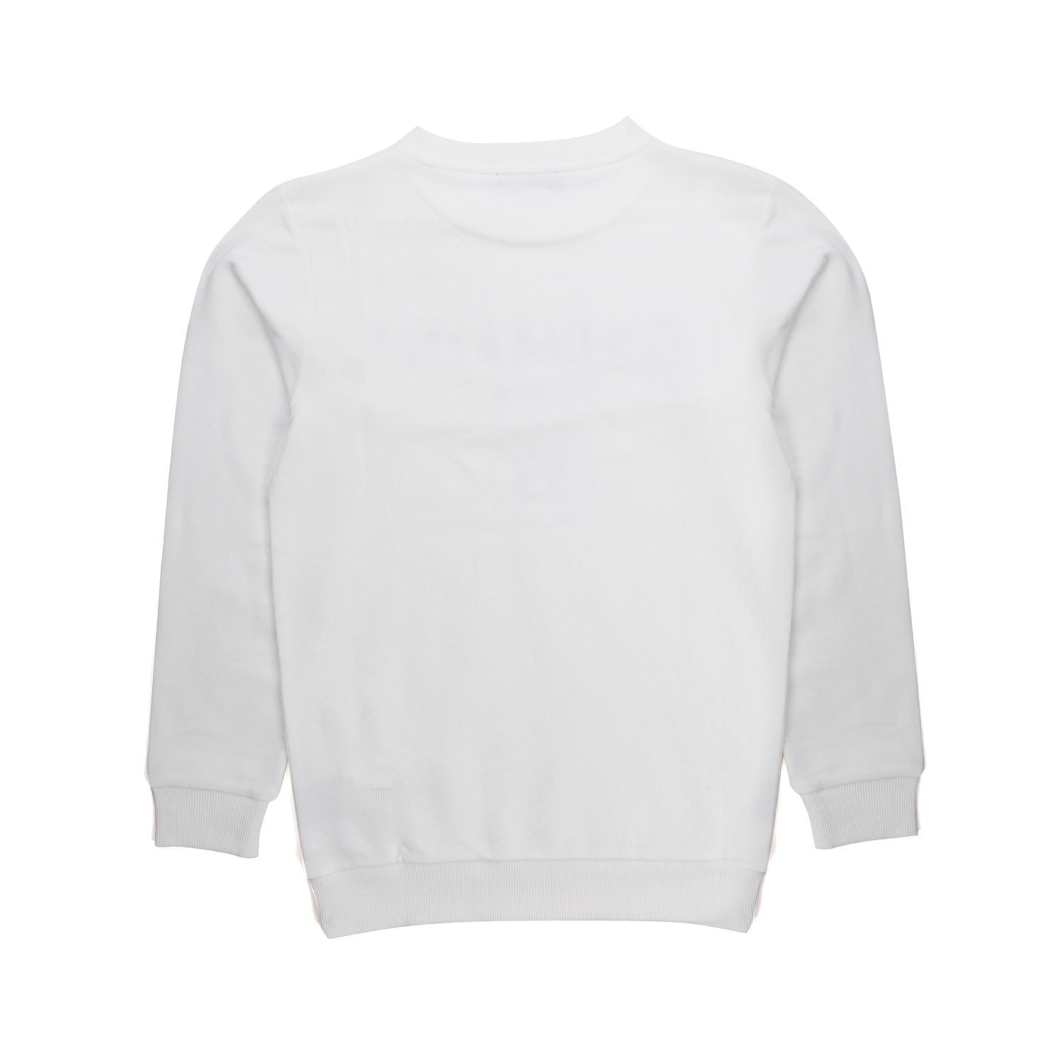 FELPA BIANCA CON LOGO BAMBINA E TEENAGER - annameglio.com abbigliamento moda