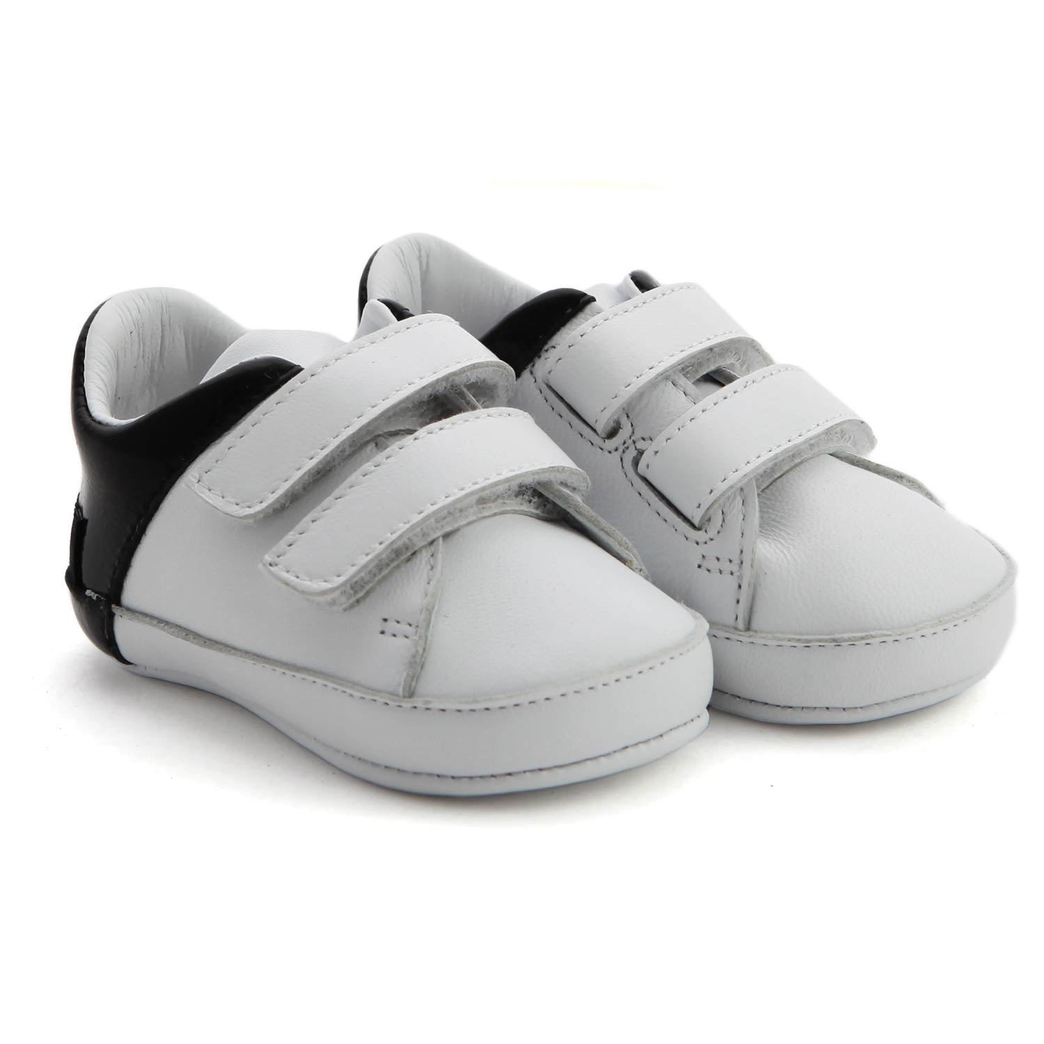 Baby Sneaker in pelle con strappo - annameglio.com abbigliamento moda