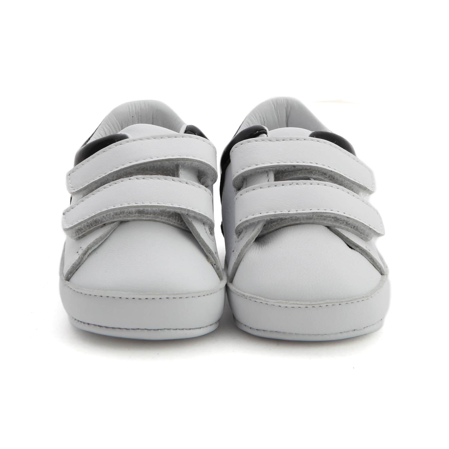 Baby Sneaker in pelle con strappo - annameglio.com abbigliamento moda