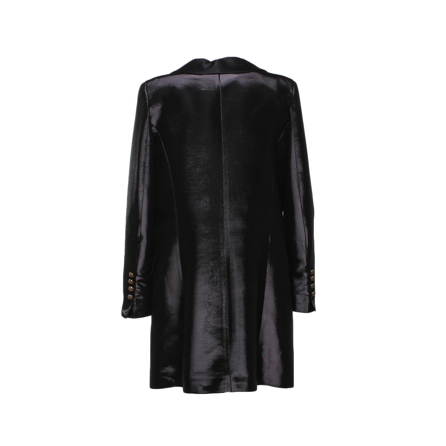 GIACCA DOPPIOPETTO NERA GIRL - annameglio.com abbigliamento moda