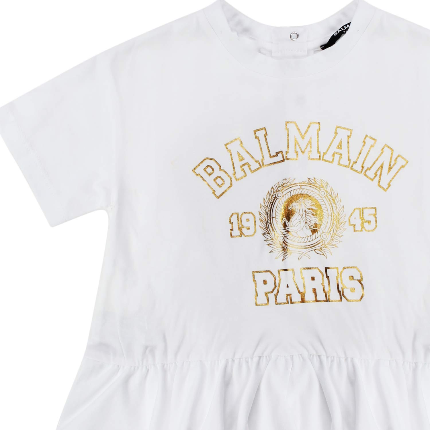 Baby abito in coto con stampa oro - annameglio.com abbigliamento moda