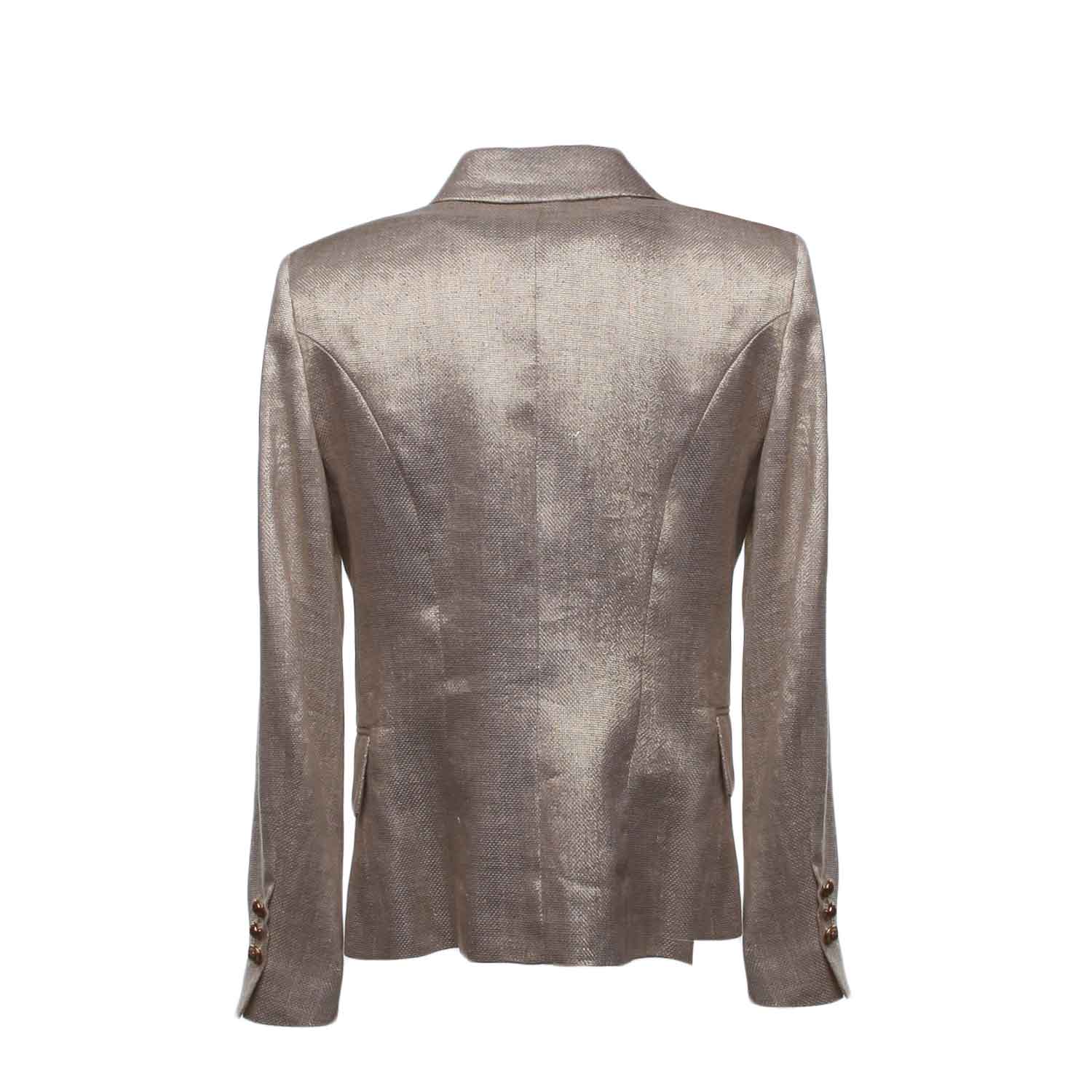 BLAZER ORO BAMBINA TEENAGER - annameglio.com abbigliamento moda