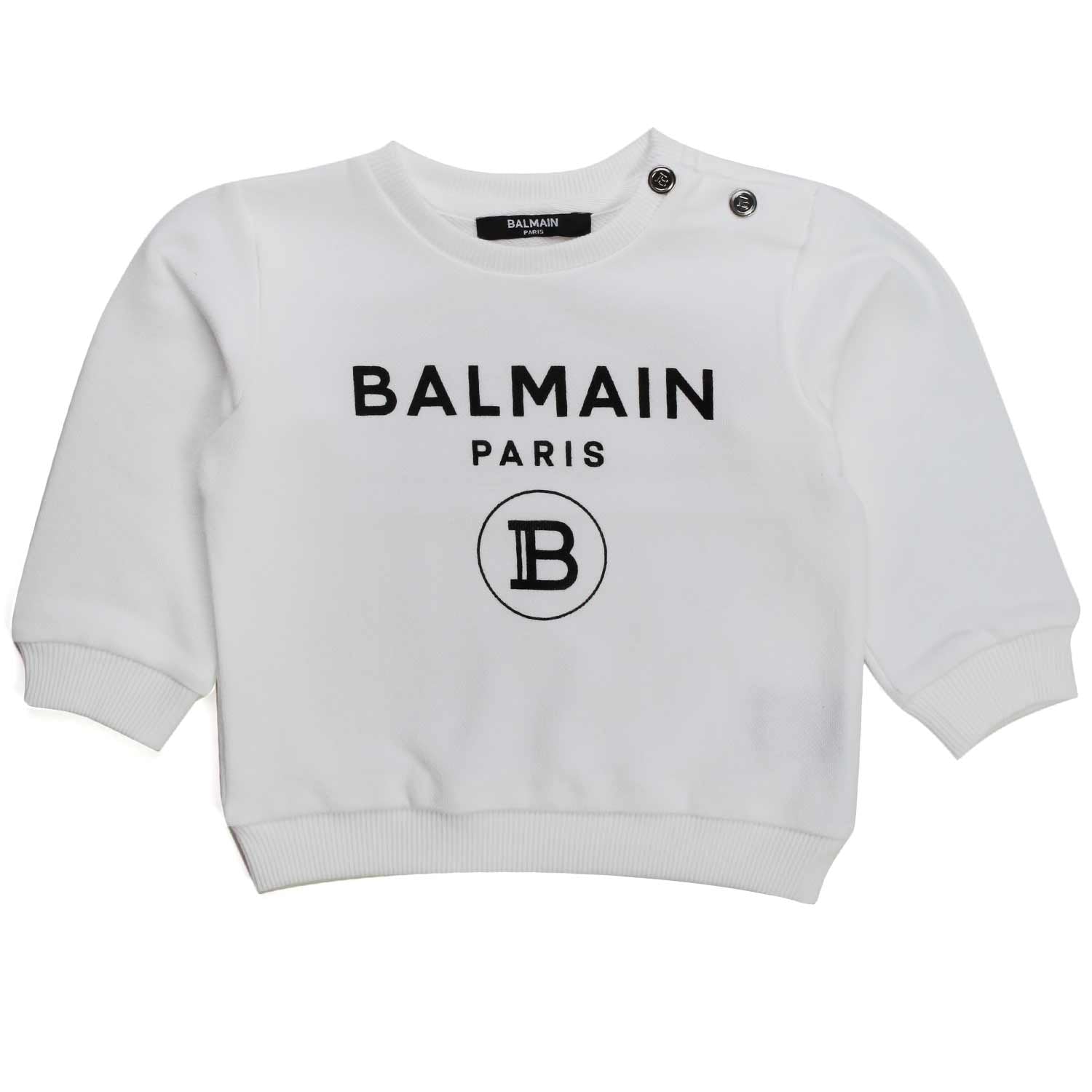 Felpa bimba in cotone con stampa logo - annameglio.com abbigliamento moda