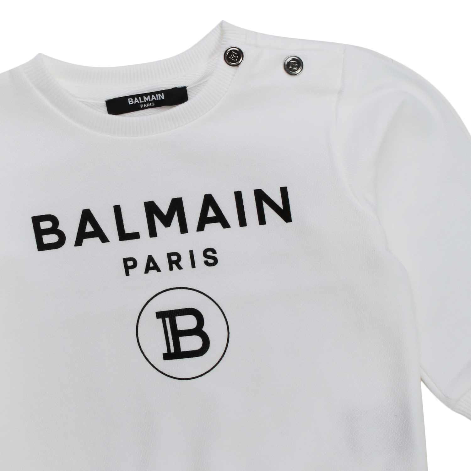 Felpa bimba in cotone con stampa logo - annameglio.com abbigliamento moda