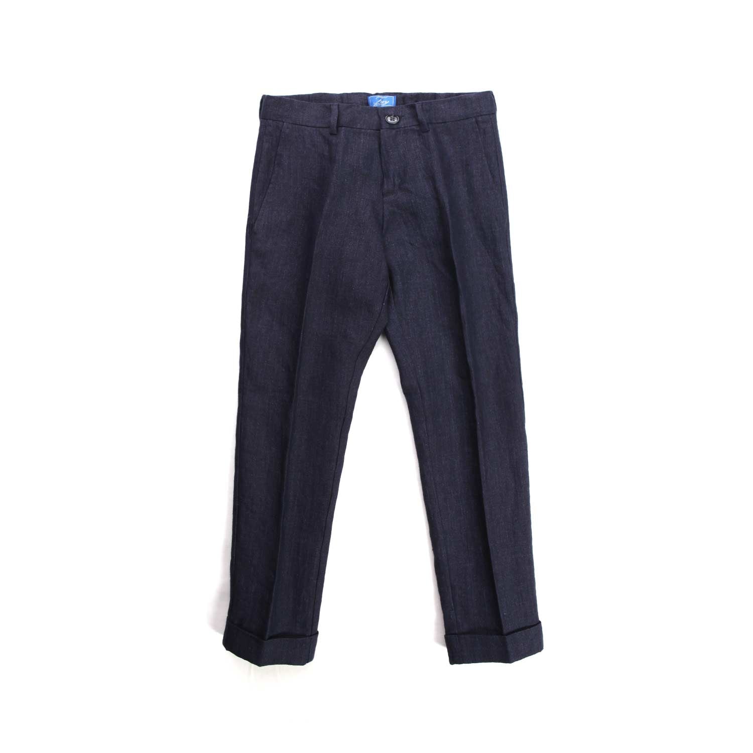 PANTALONE BLU LINO TEEN BAMBINO - annameglio.com abbigliamento moda