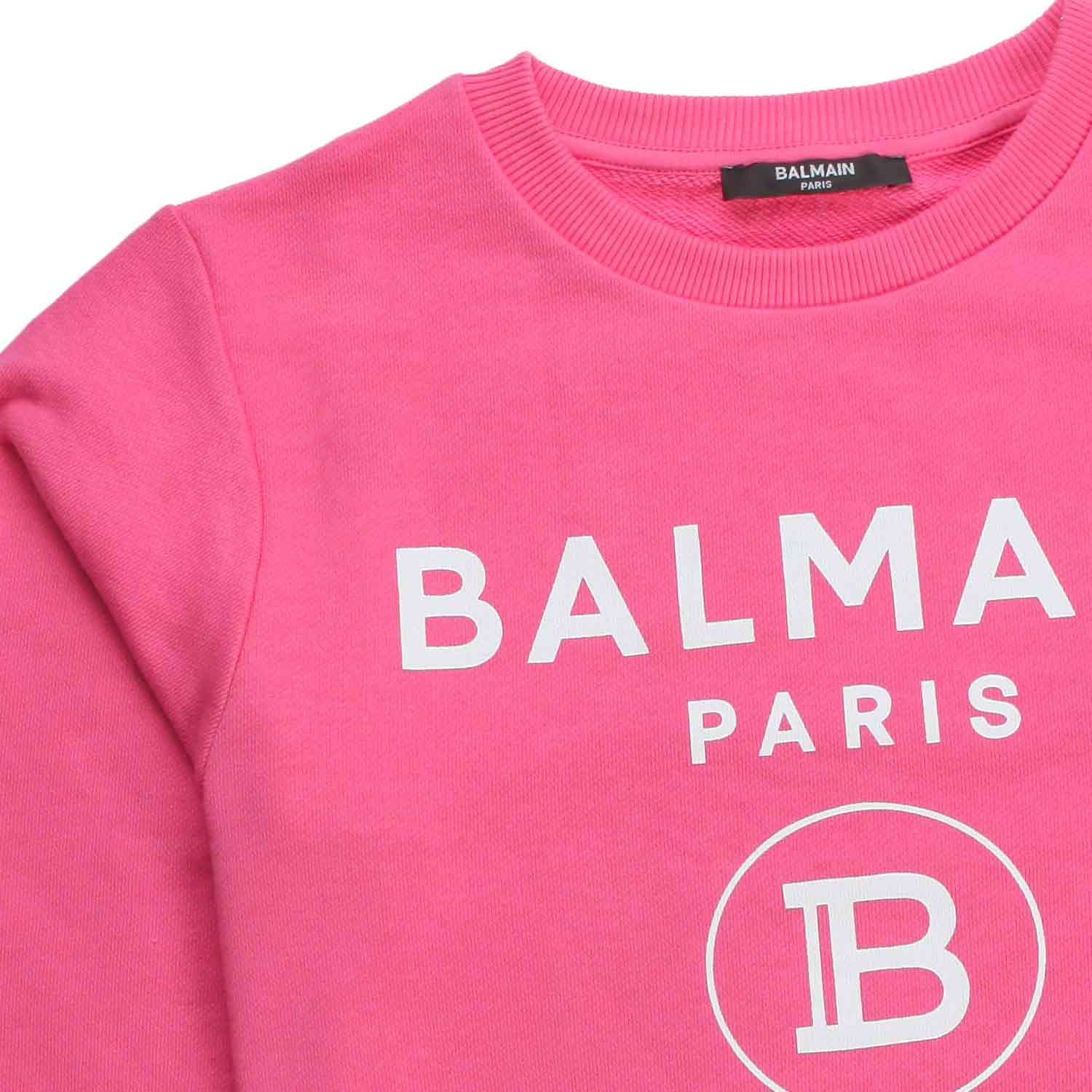 Felpa Fucsia Stampa Logo - annameglio.com abbigliamento moda