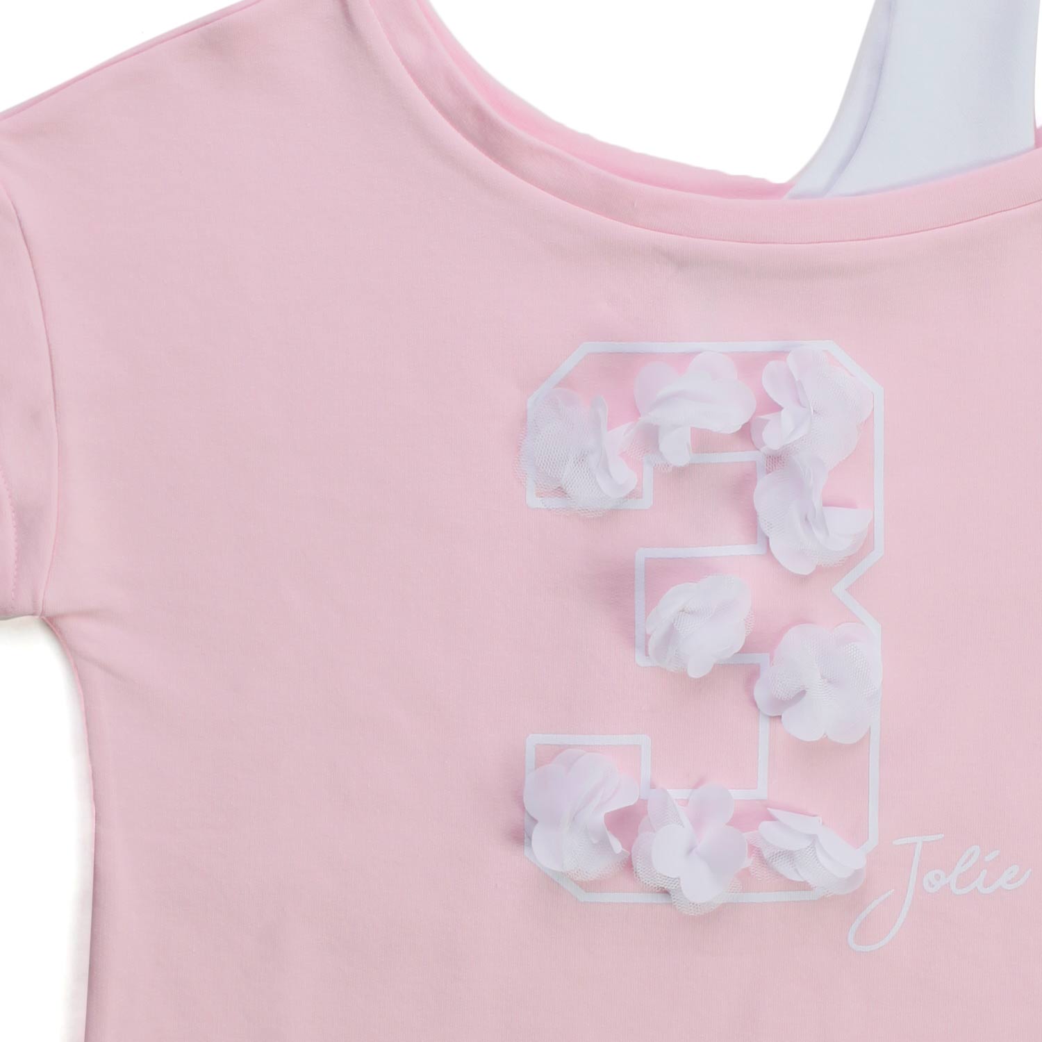 T-SHIRT MONOSPALLA ROSA BAMBINA - annameglio.com abbigliamento moda