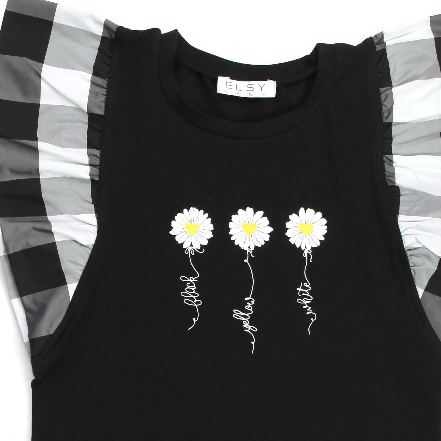 TOP NERO E BIANCO BAMBINA - annameglio.com abbigliamento moda