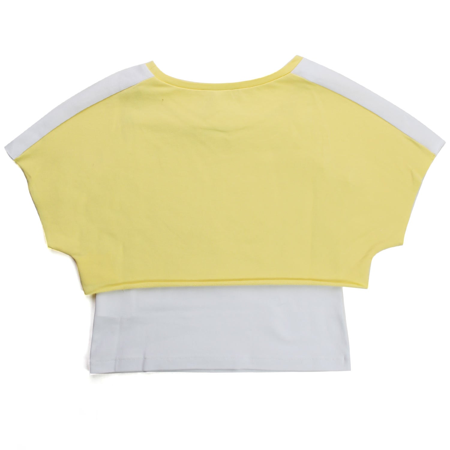 T-SHIRT GIALLO PASTELLO BAMBINA TEEN - annameglio.com abbigliamento moda