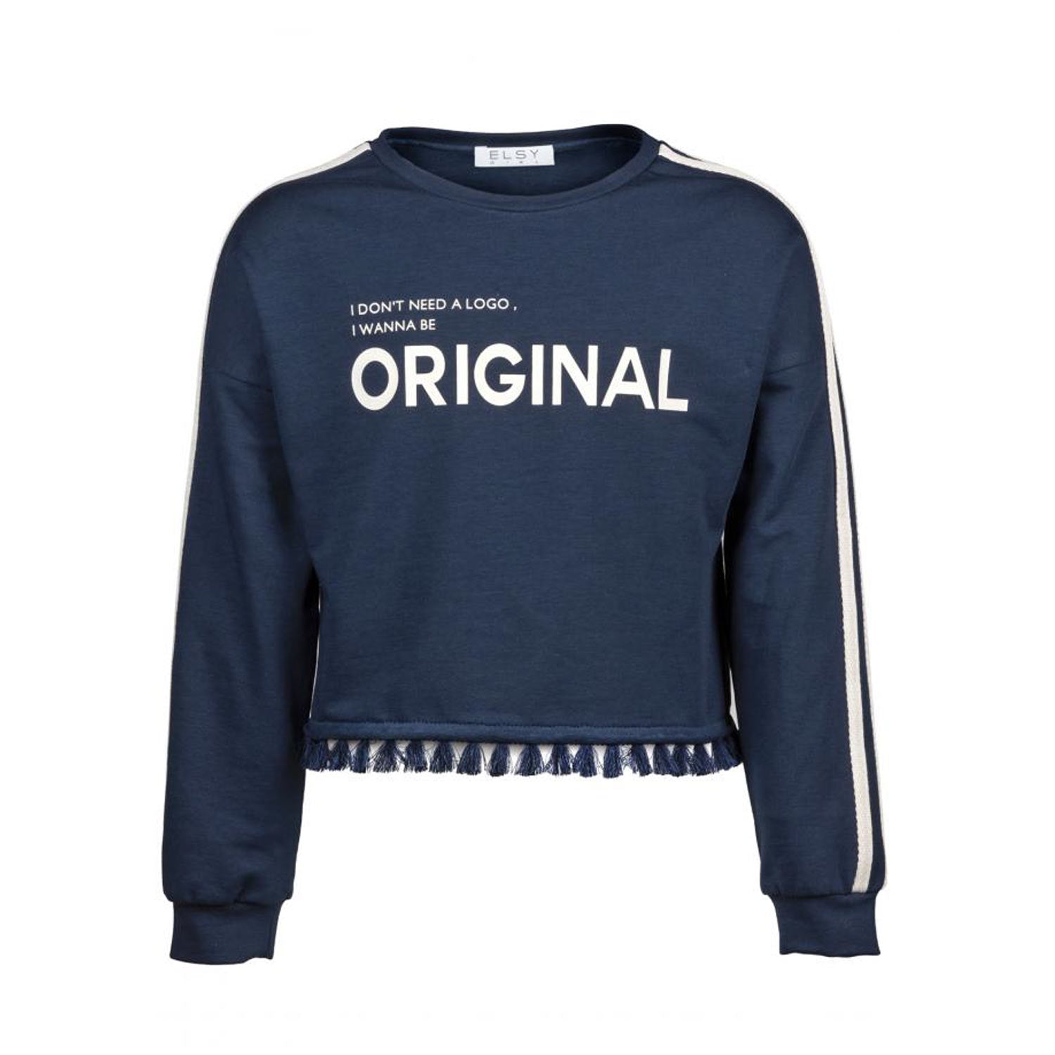 FELPA BLU BAMBINA E TEENAGER - annameglio.com abbigliamento moda