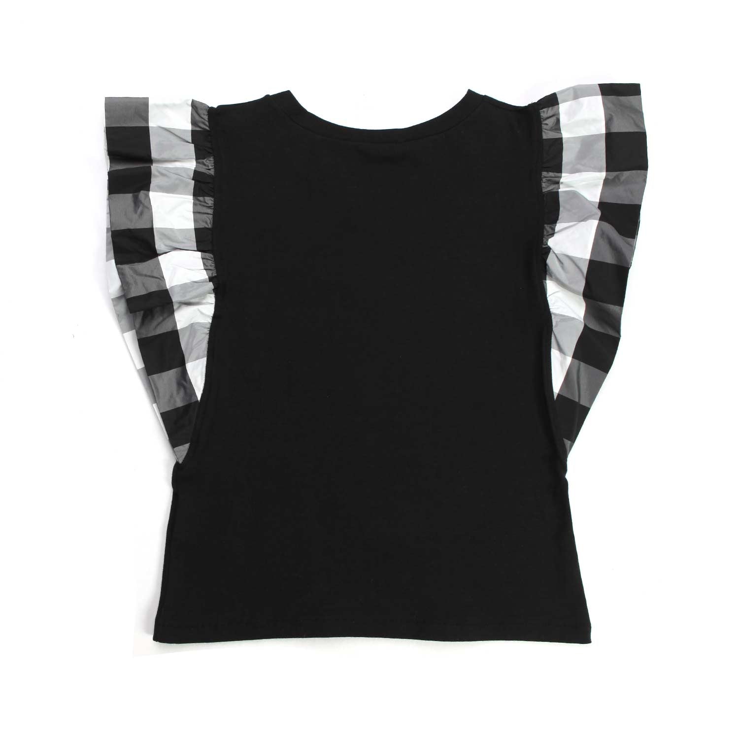 T-SHIRT NERA CON STAMPA GIRL BAMBINA - annameglio.com abbigliamento moda