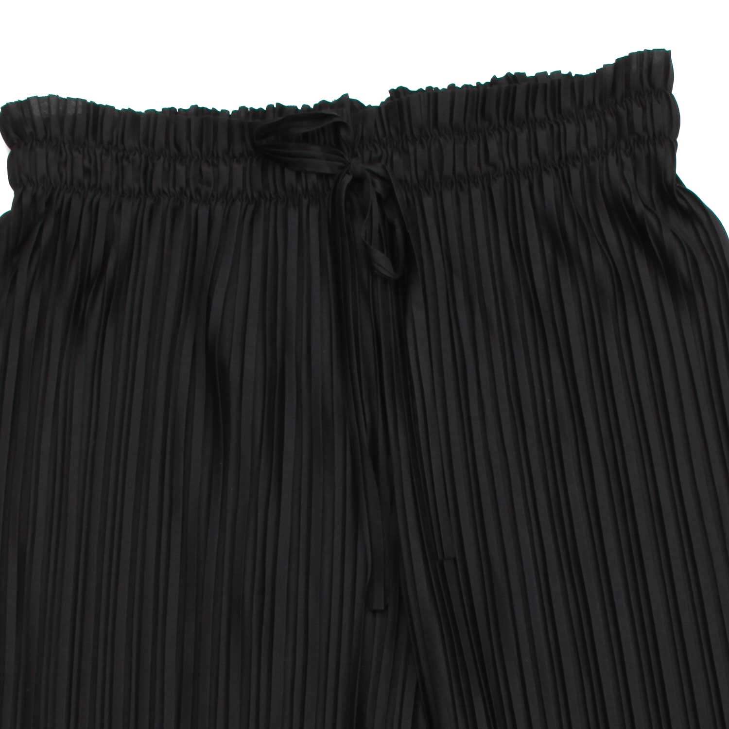 PANTALONE NERO PLISSETTATO TEENAGER - annameglio.com abbigliamento moda