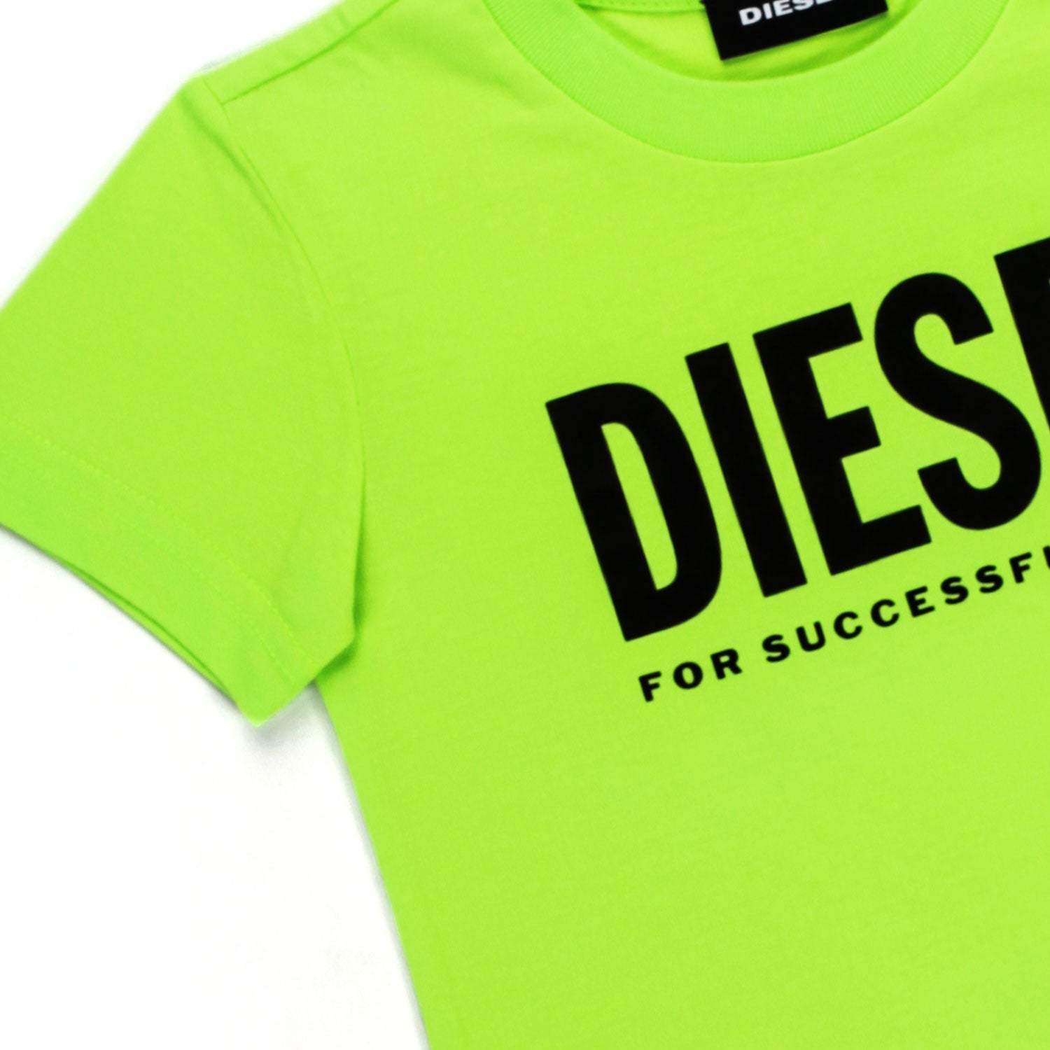 T-SHIRT VERDE FLUO CON LOGO BABY - annameglio.com abbigliamento moda