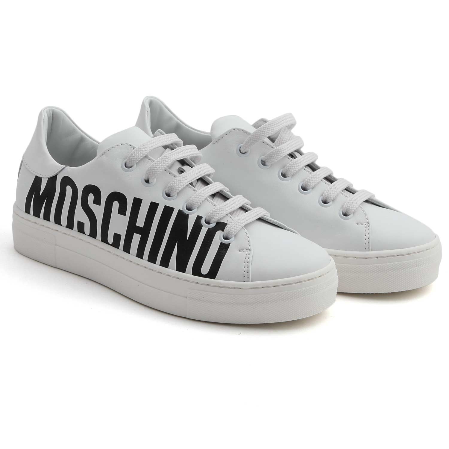 SNEAKERS BIANCHE CON LOGO UNISEX - annameglio.com abbigliamento moda