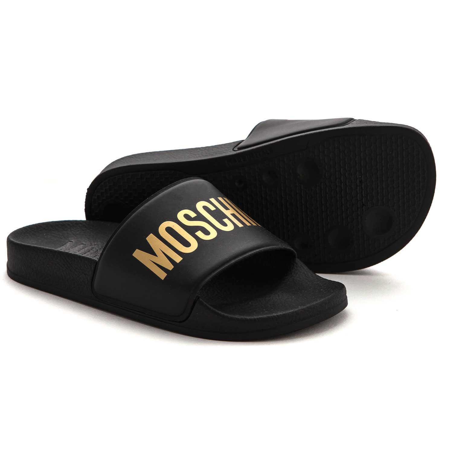 SANDALI NERI GOMMA UNISEX - annameglio.com abbigliamento moda