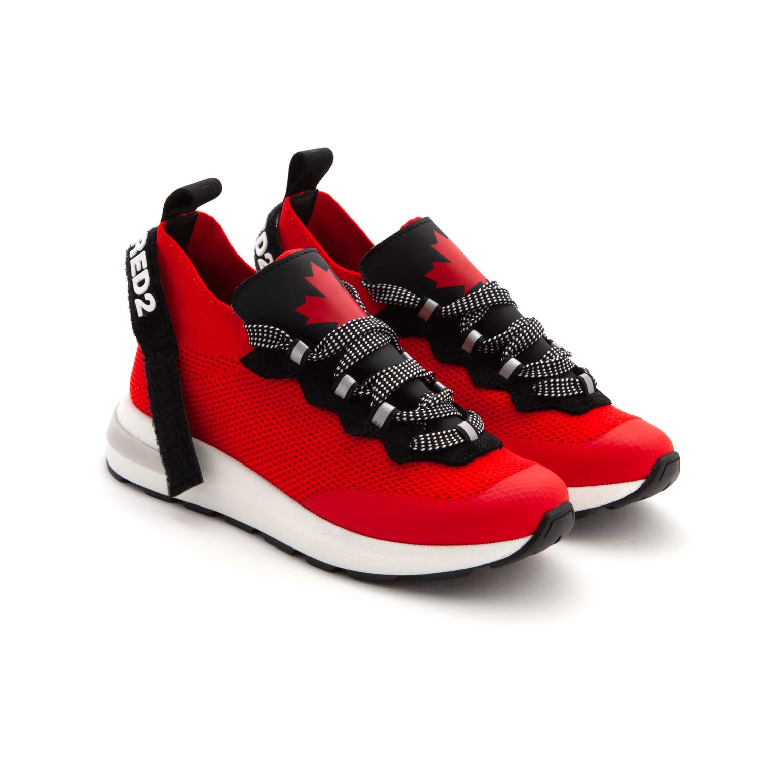 SNEAKERS ROSSE LOGO UNISEX - annameglio.com abbigliamento moda