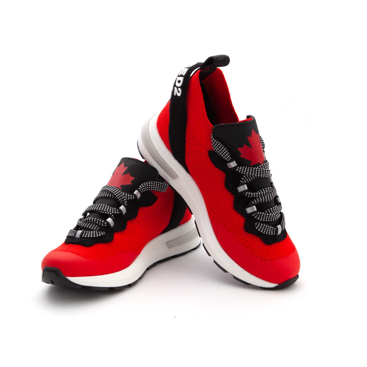 SNEAKERS ROSSE LOGO UNISEX - annameglio.com abbigliamento moda