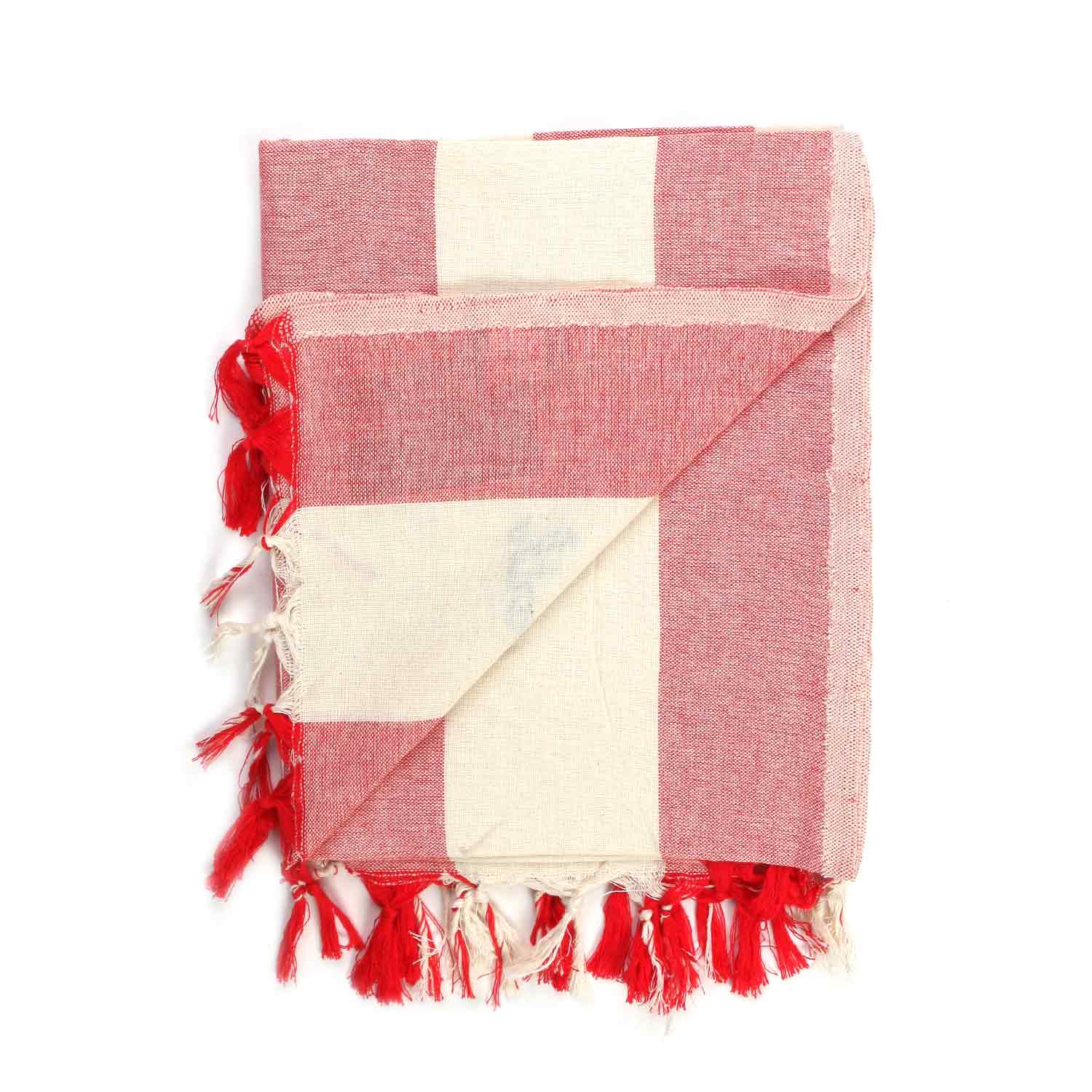 Telo Mare Rosso Sabbia stripes - annameglio.com abbigliamento moda