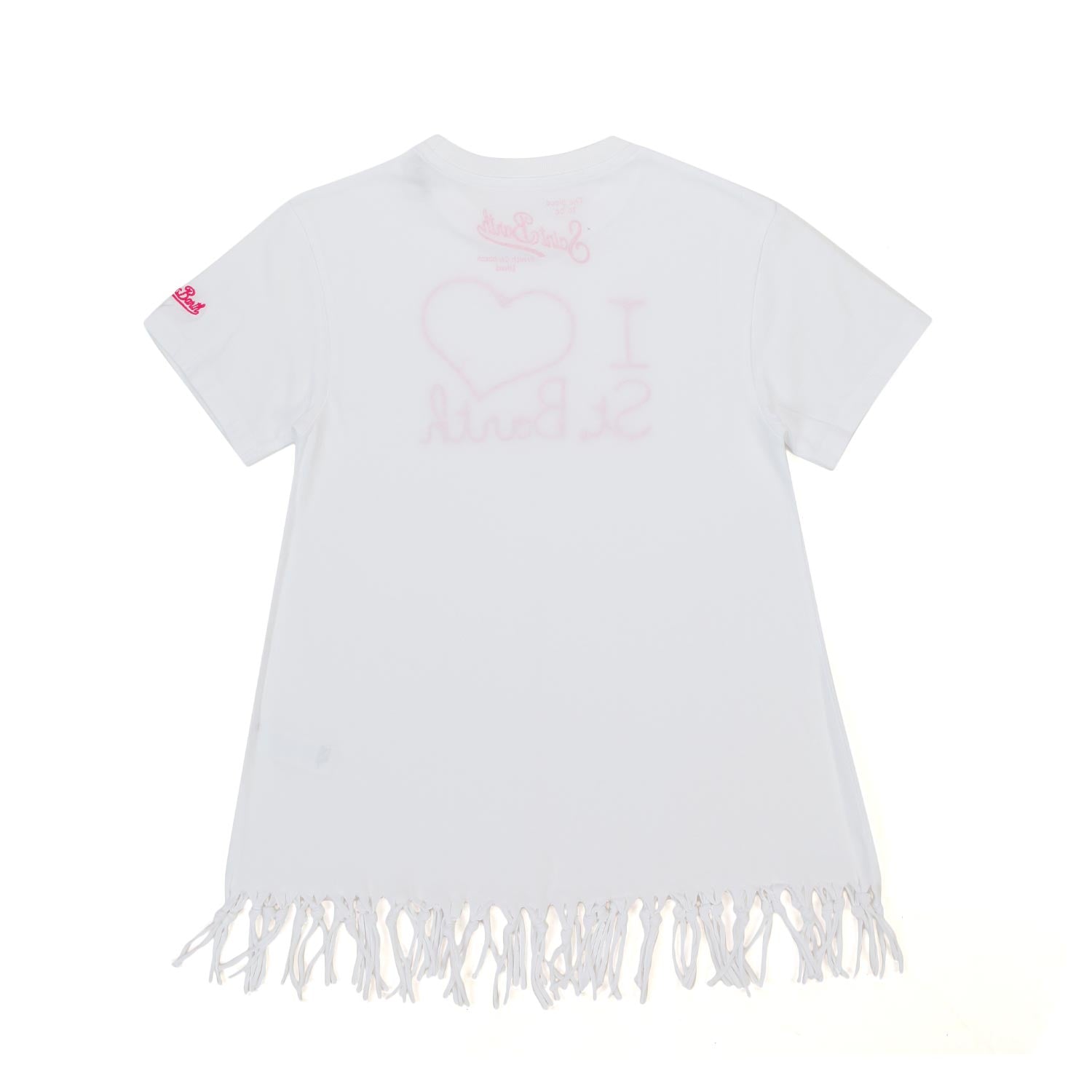 ABITO BIANCO CON FRANGE GIRL - annameglio.com abbigliamento moda