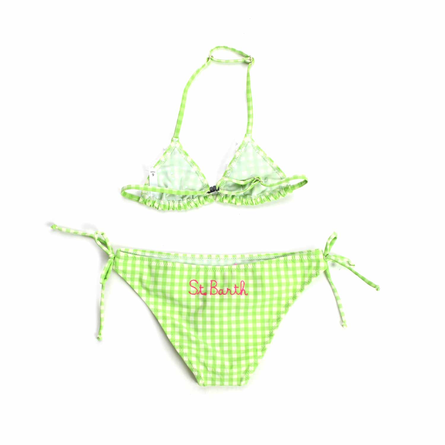 BIKINI VERDE E BIANCO BAMBINA - annameglio.com abbigliamento moda