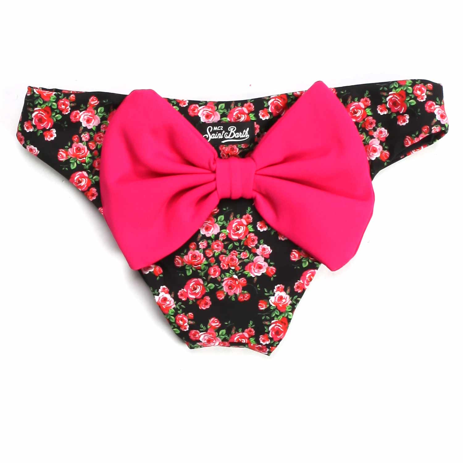 SLIP MARE NERO E FUCSIA BAMBINA - annameglio.com abbigliamento moda