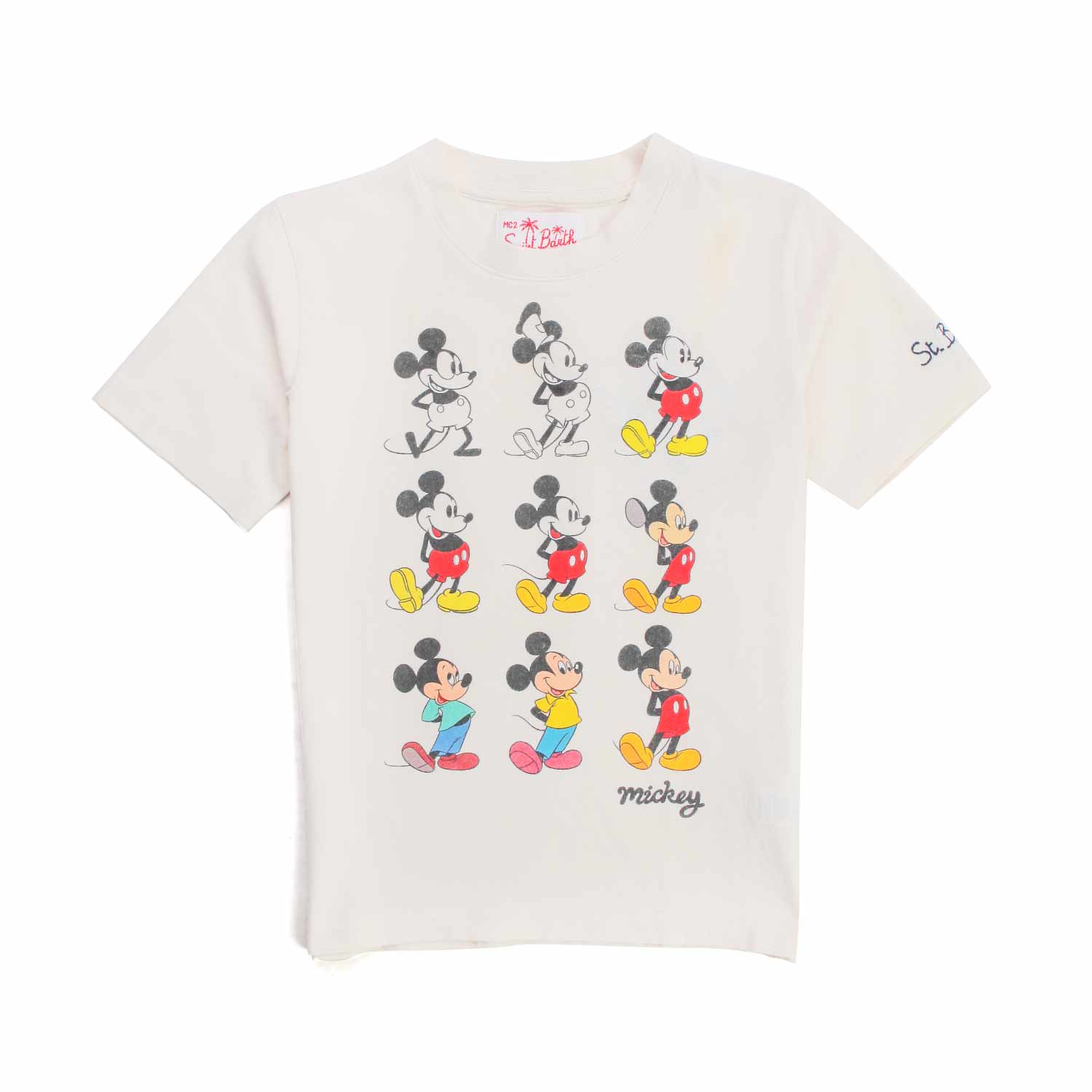 T-SHIRT BIANCA MICKEY MOUSE BAMBINO E TEENAGER - annameglio.com abbigliamento moda
