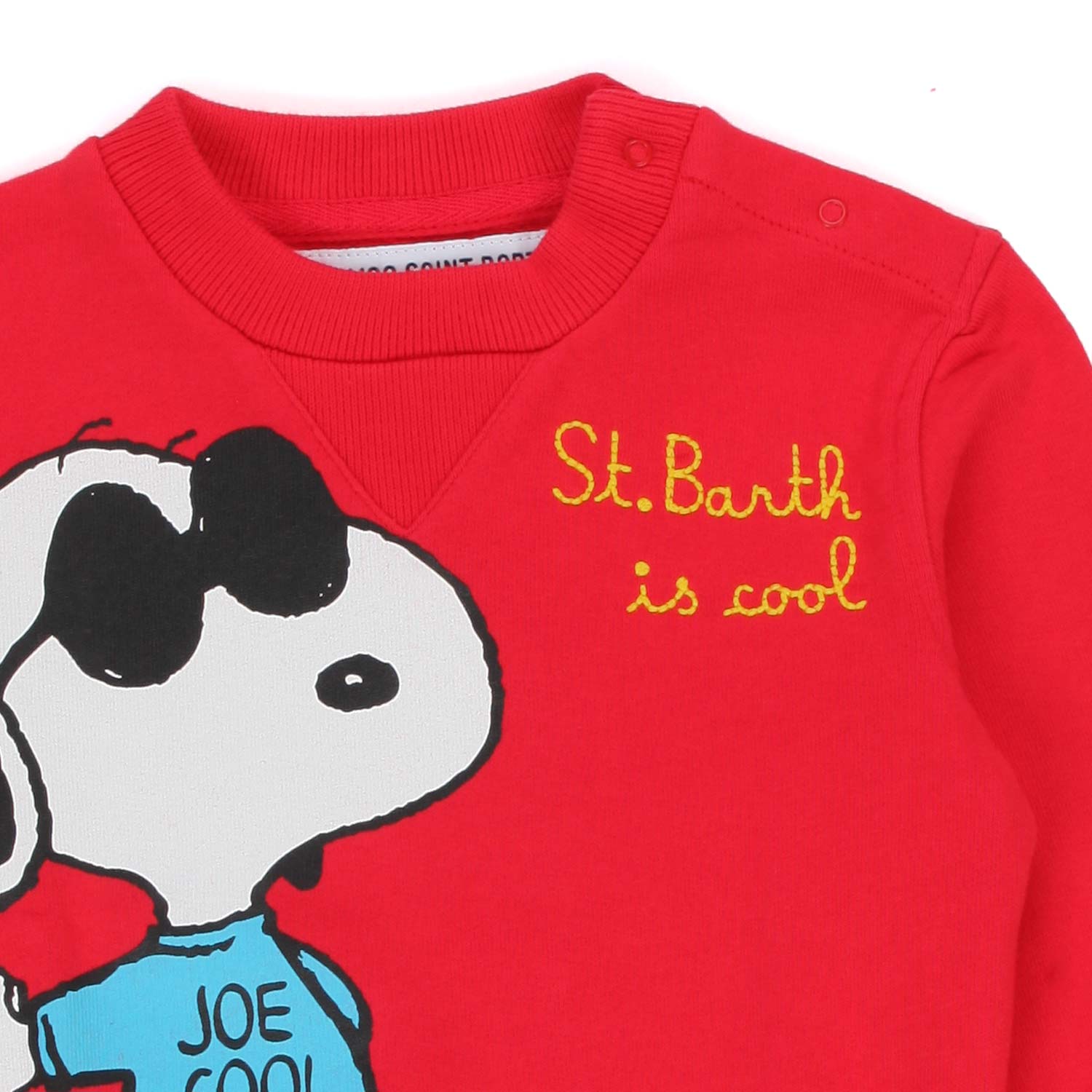 Felpa snoopy Joe Cool Rossa - annameglio.com abbigliamento moda