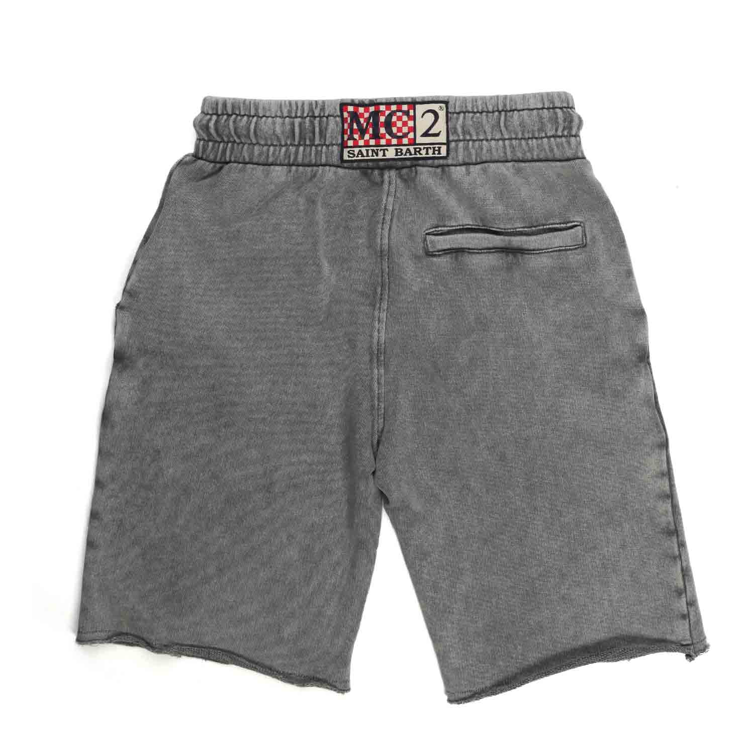 PANTALONCINO GRIGIO BOY - annameglio.com abbigliamento moda