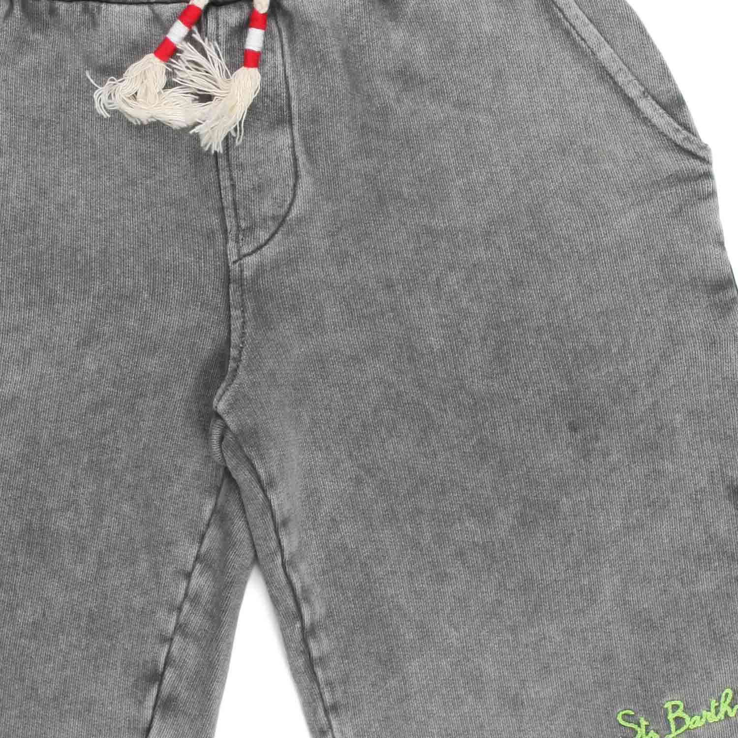PANTALONCINO GRIGIO BOY - annameglio.com abbigliamento moda