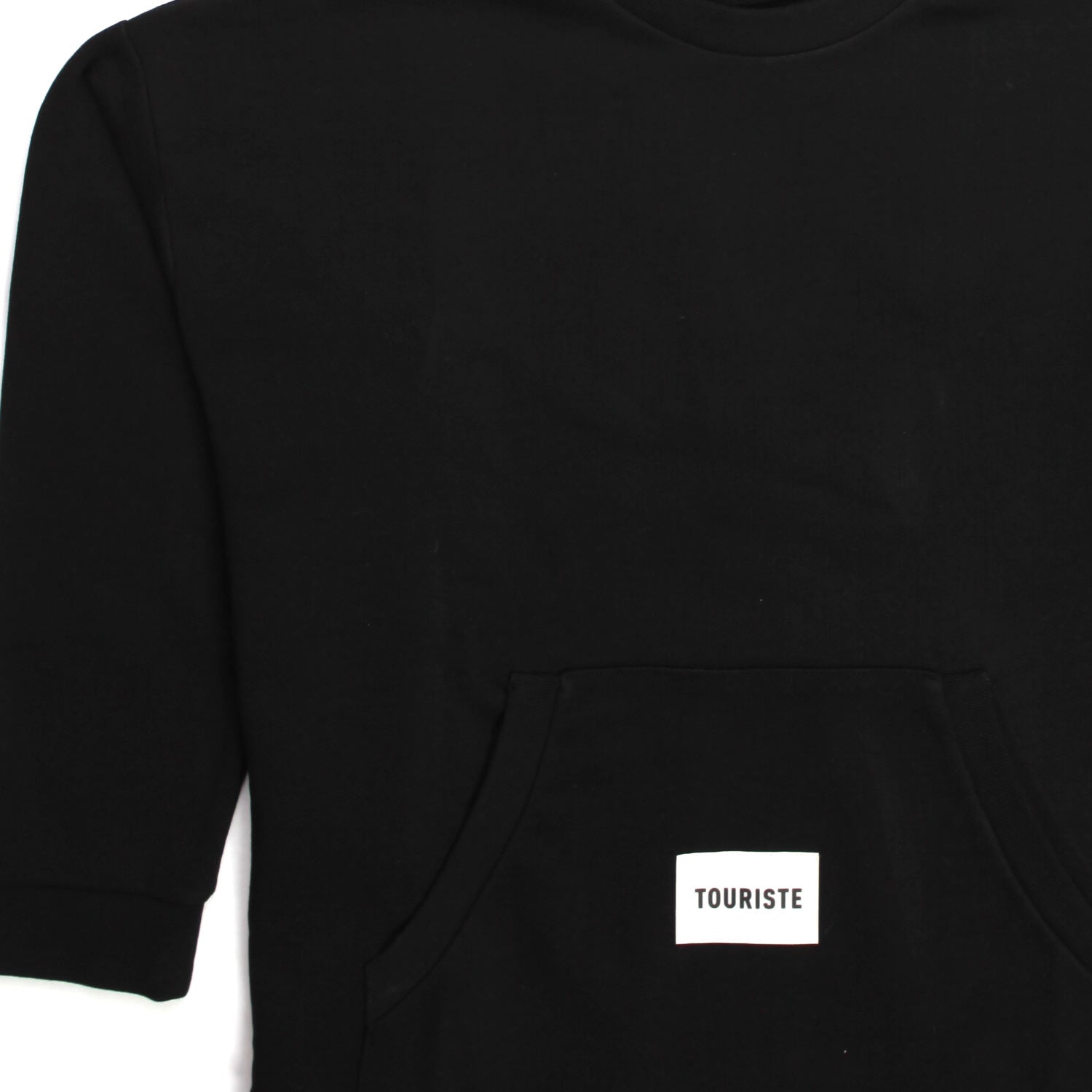 FELPA NERA COTONE BAMBINA GIRL - annameglio.com abbigliamento moda