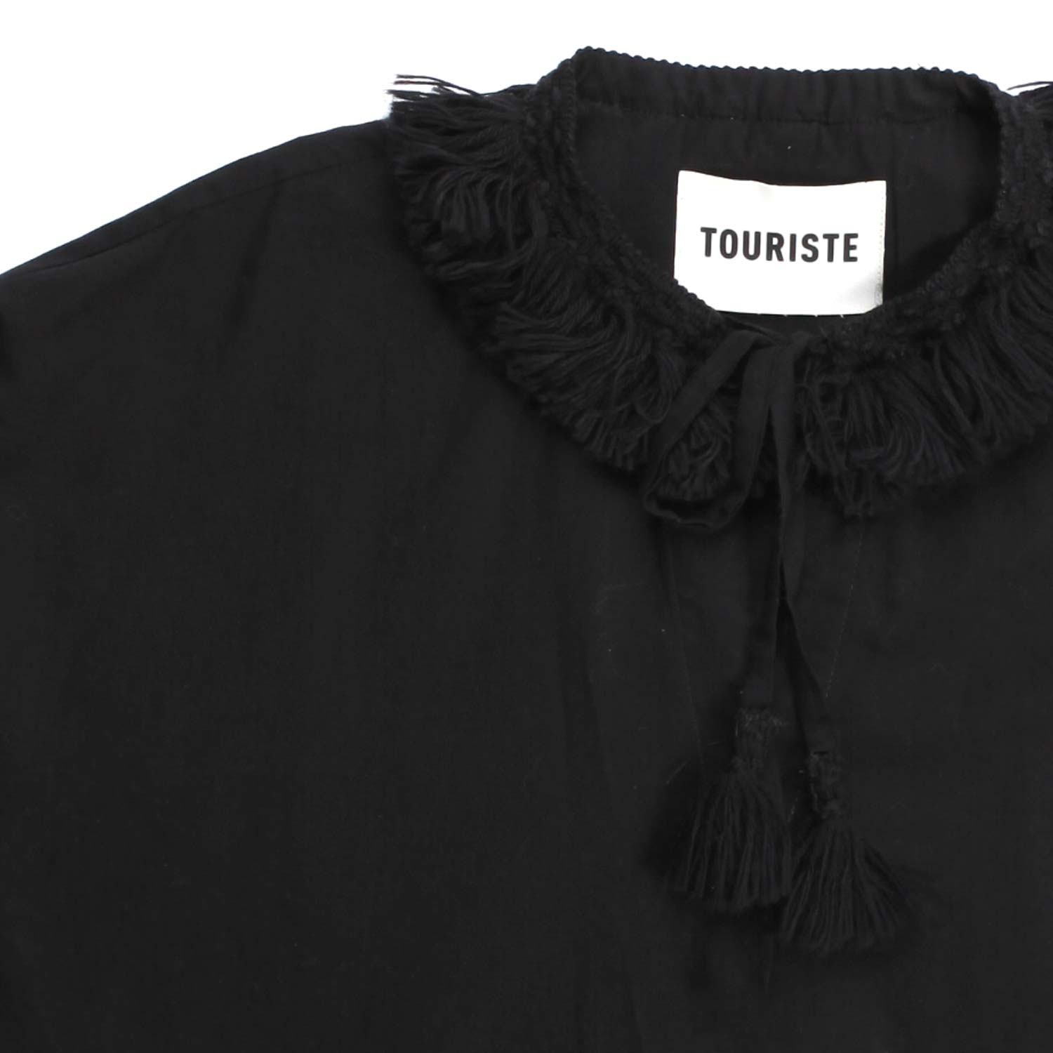 BLUSA NERA COTONE BAMBINA TEEN - annameglio.com abbigliamento moda